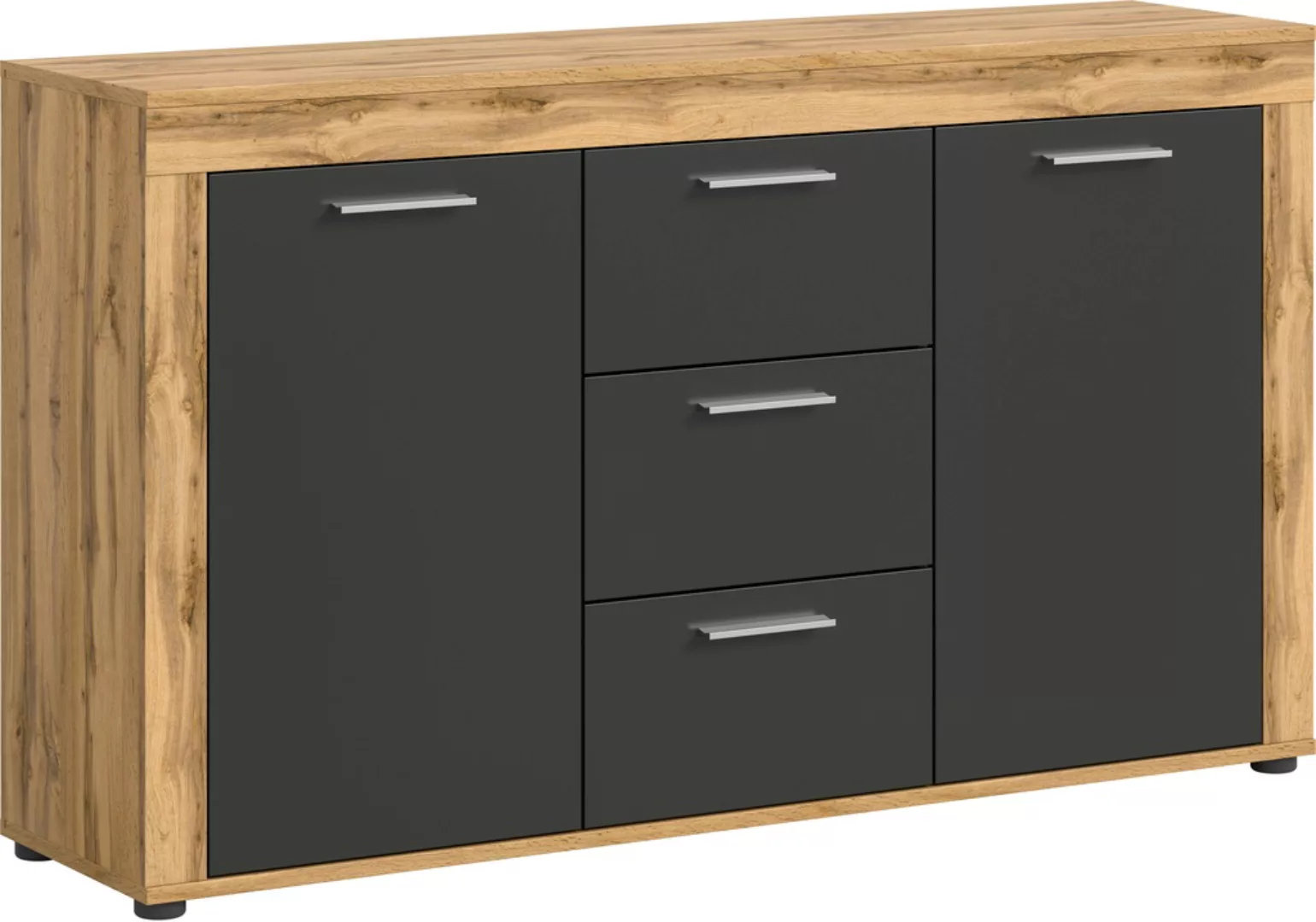 INOSIGN Sideboard "Aosta, Breite 125 cm, in verschiedenen Farbausführungen" günstig online kaufen