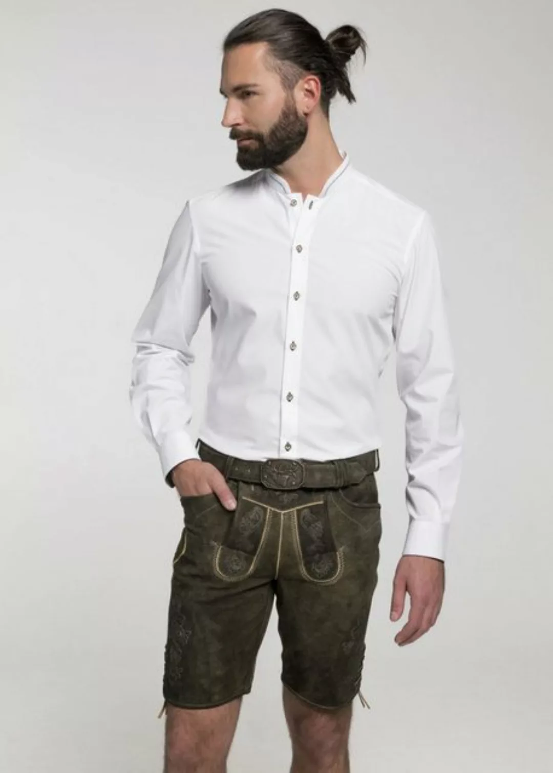 Spieth & Wensky Trachtenhemd Brambach mit modischen Kontrastbesätzen günstig online kaufen
