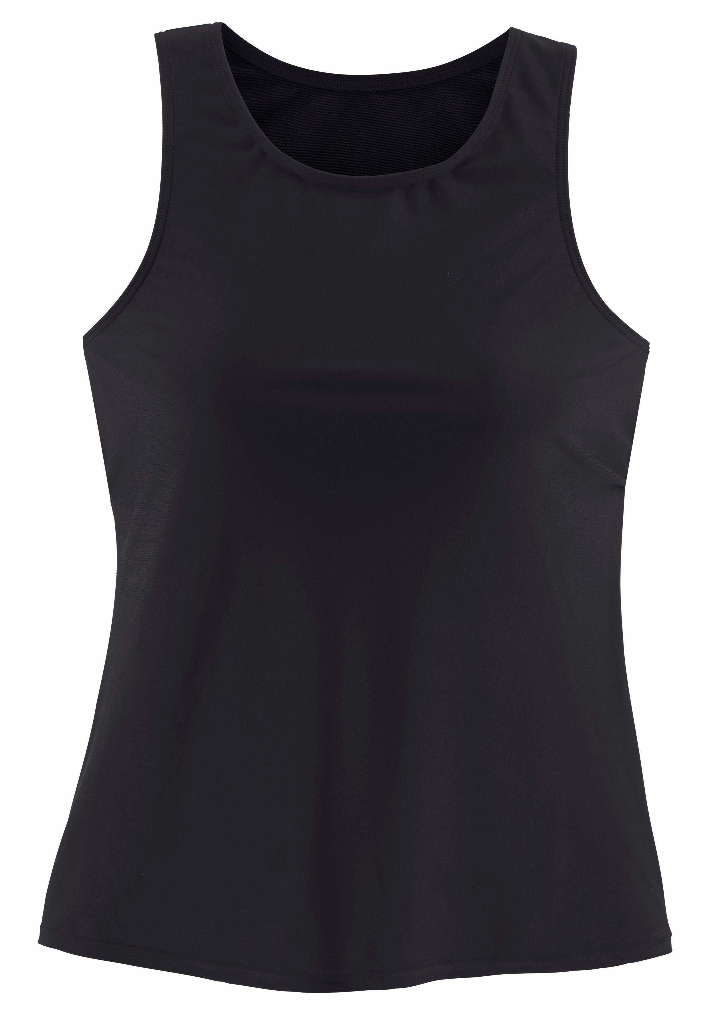 LASCANA Bade-Shirt, mit Unterbrustgummi günstig online kaufen