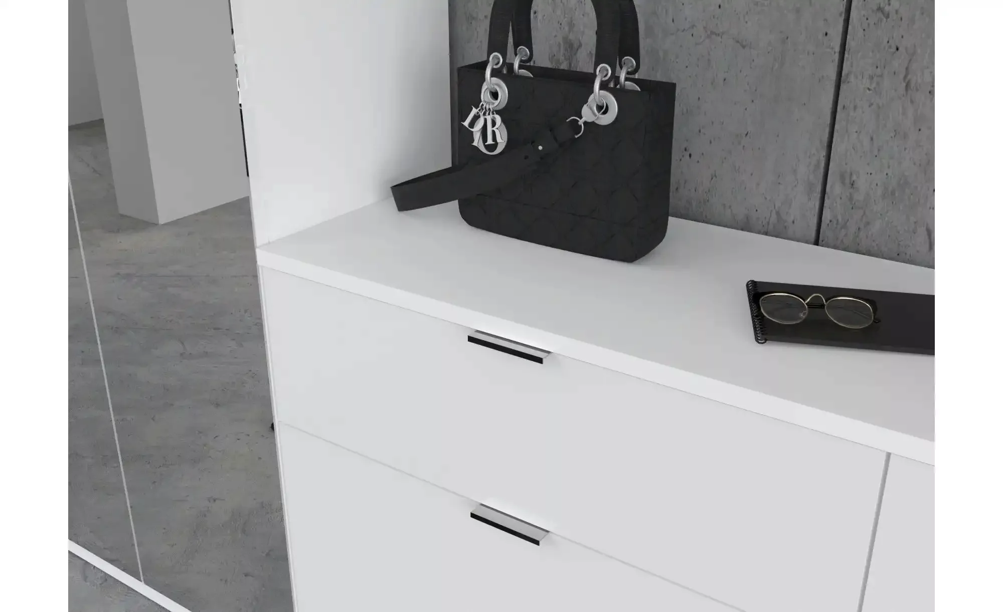 ebuy24 Kleiderschrank ProjektX Garderobenaufstellung 2 Türen, 2 Schublad günstig online kaufen