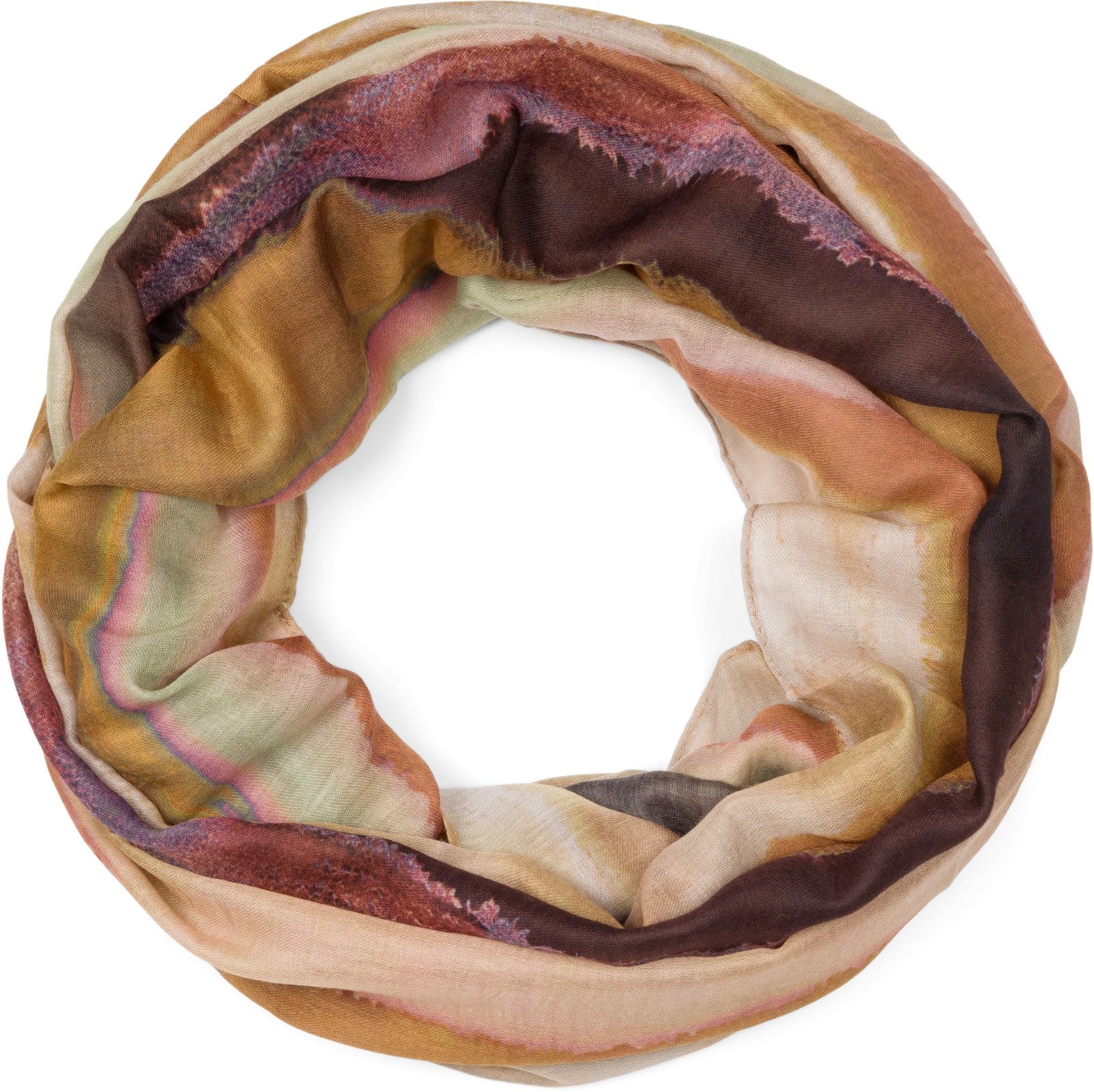 styleBREAKER Loop Bunter Loop Aquarell Farbverlauf günstig online kaufen