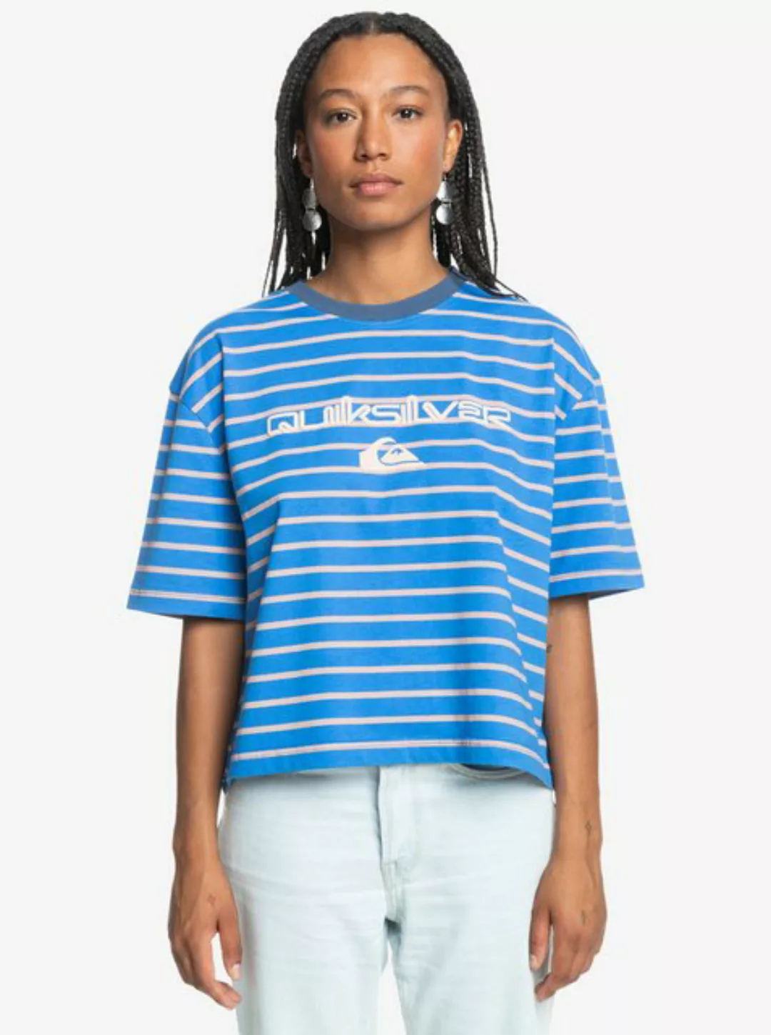 Quiksilver T-Shirt Quiksilver T-Shirt Uni Stripe and Arts M/L günstig online kaufen