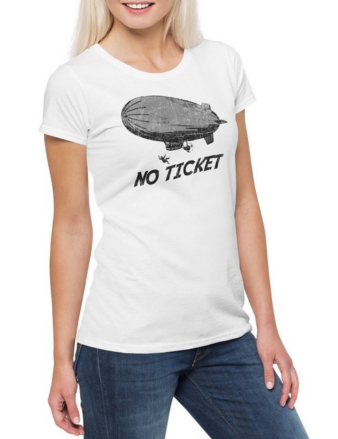 Urban Backwoods Print-Shirt No Ticket Damen T-Shirt Indiana Fun Jones Last günstig online kaufen