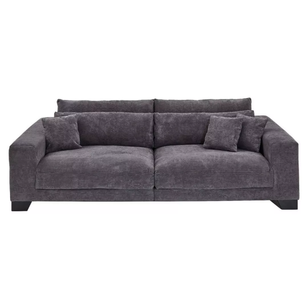 Schlafsofa Lozan schwarz B/H/T/L: ca. 230x49x86x84 cm günstig online kaufen