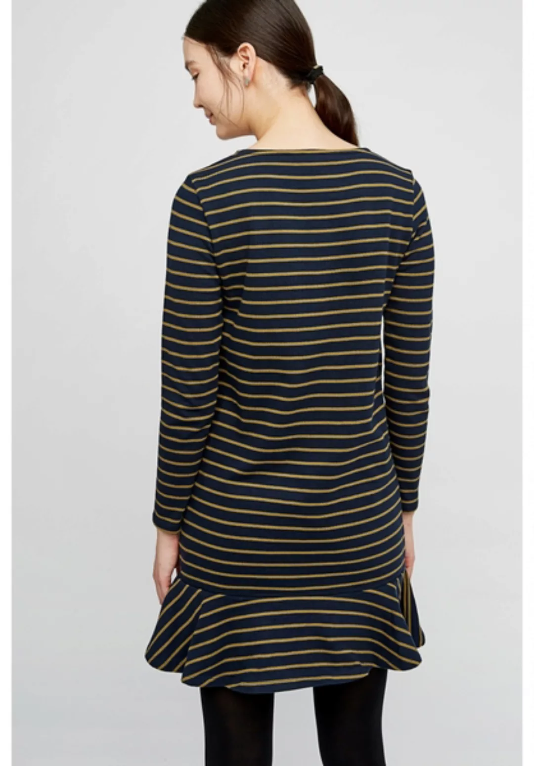 Anoushka Stripe Dress Navy günstig online kaufen
