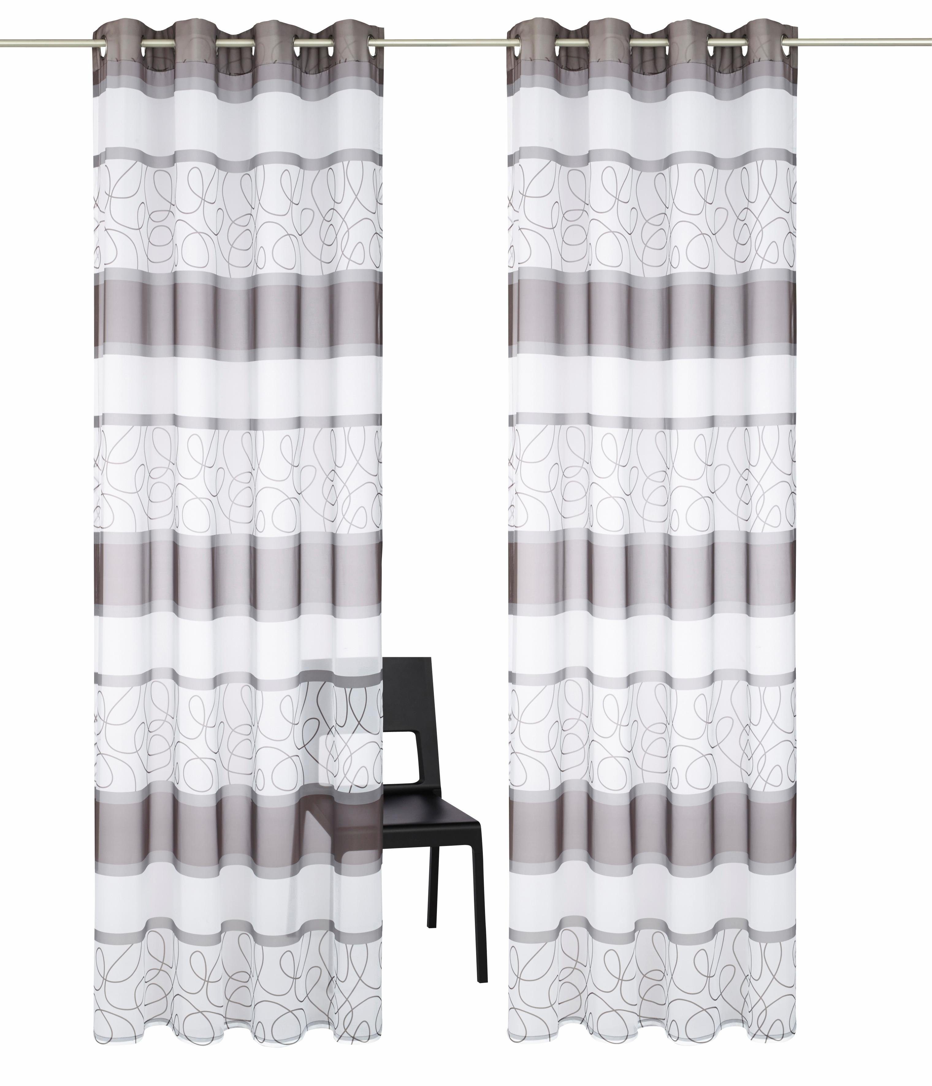 my home Gardine Napala, Ösen (2 günstig online kaufen
