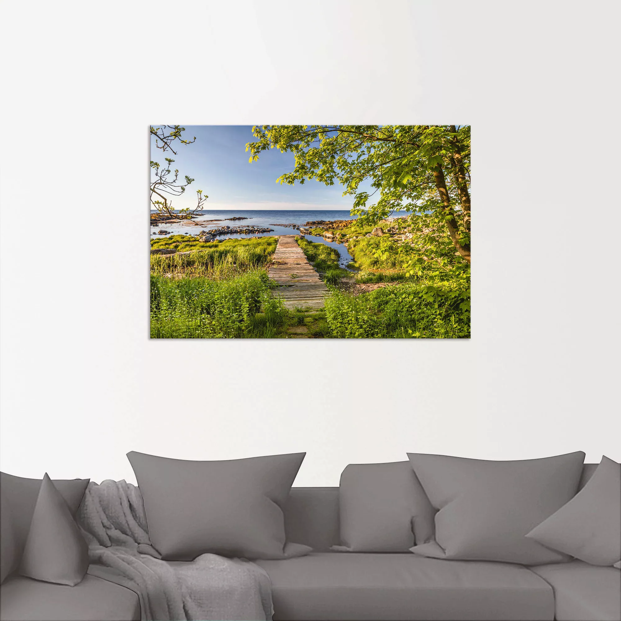 Artland Wandbild "Der Weg zum Meer auf Bornholm", Küstenbilder, (1 St.), al günstig online kaufen