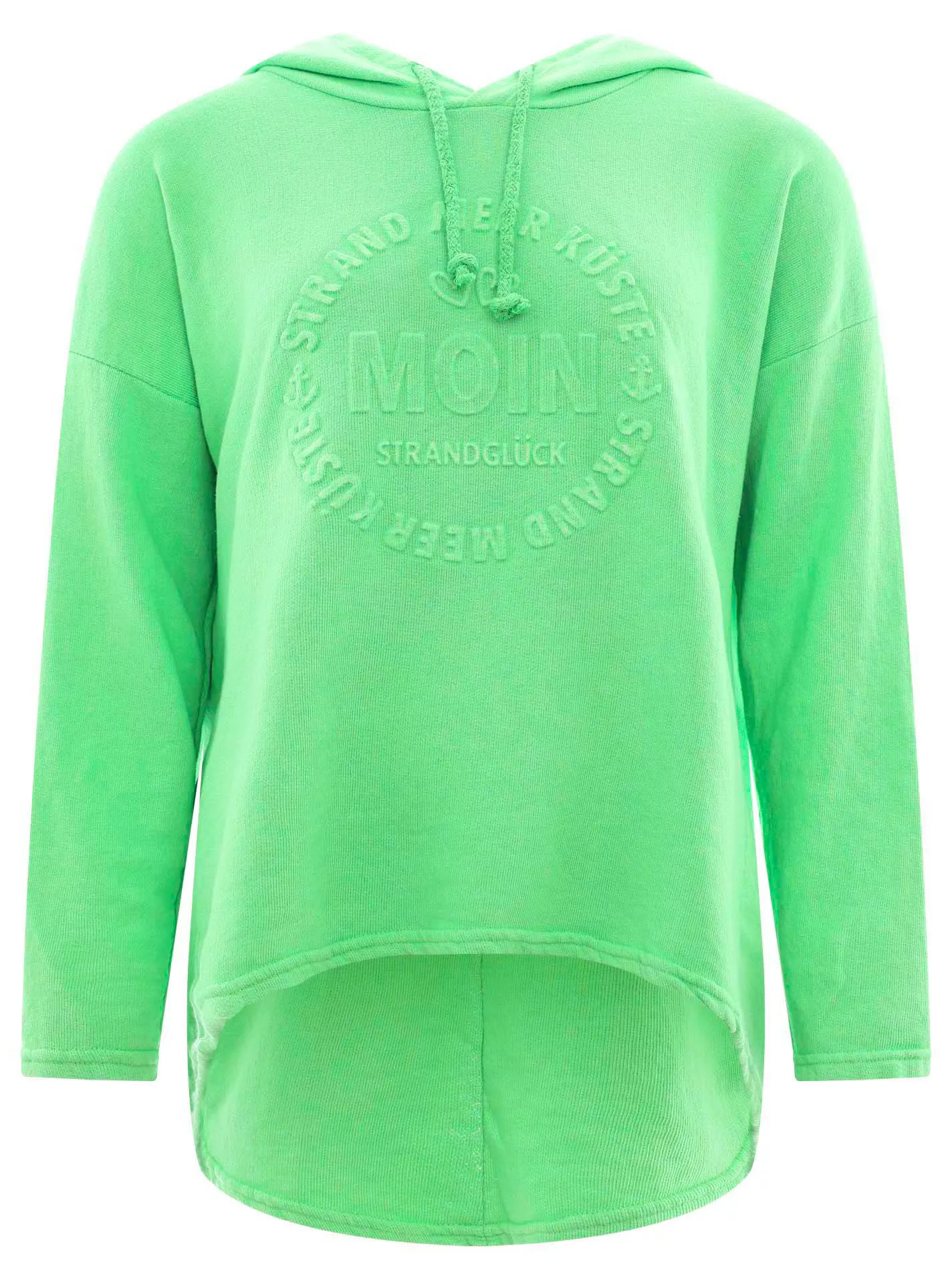 Zwillingsherz Hoodie Hoodie Stempeldruck "Moin" mit Kapuze, Frontdruck günstig online kaufen