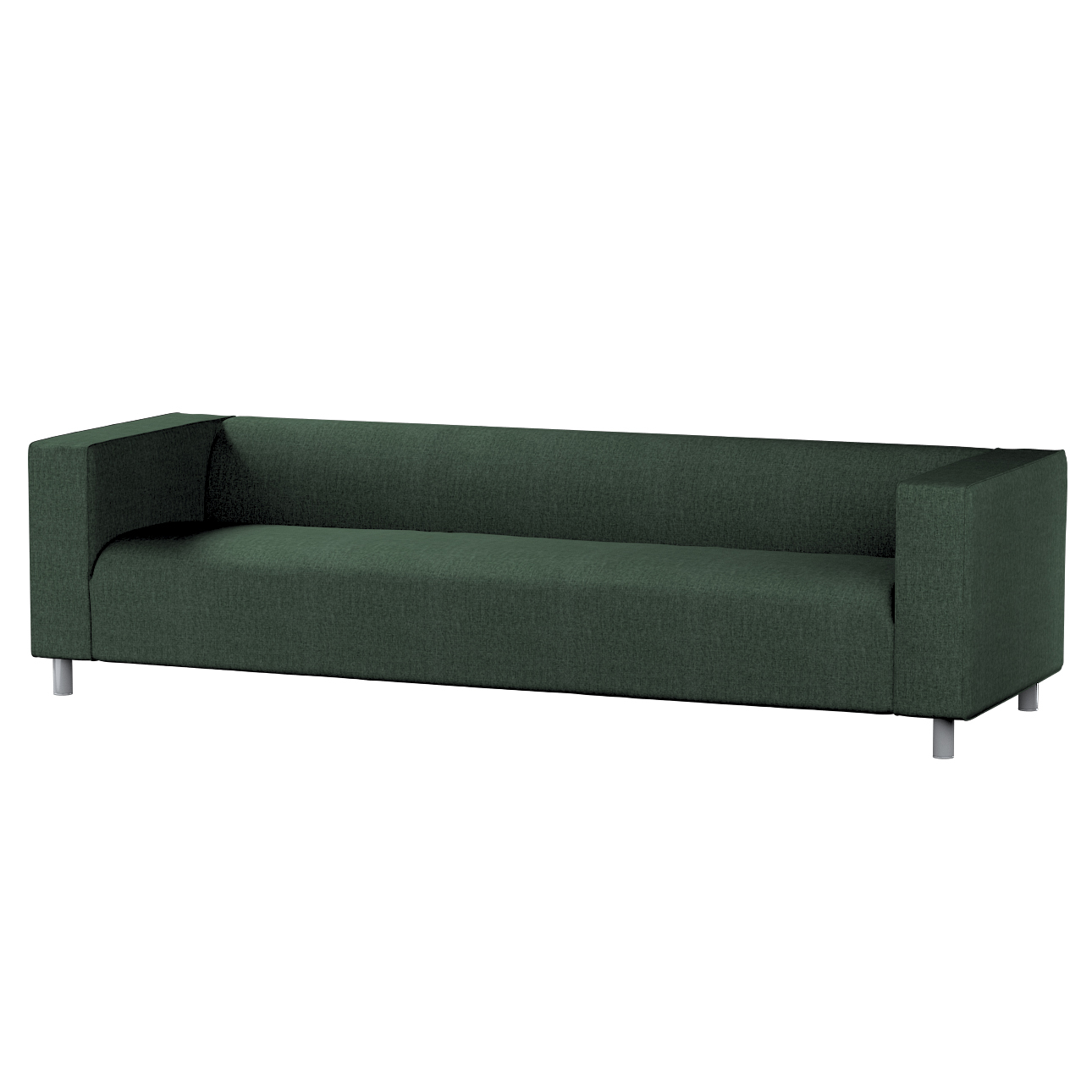 Bezug für Klippan 4-Sitzer Sofa, dunkelgrün, Bezug für Klippan 4-Sitzer, Ci günstig online kaufen