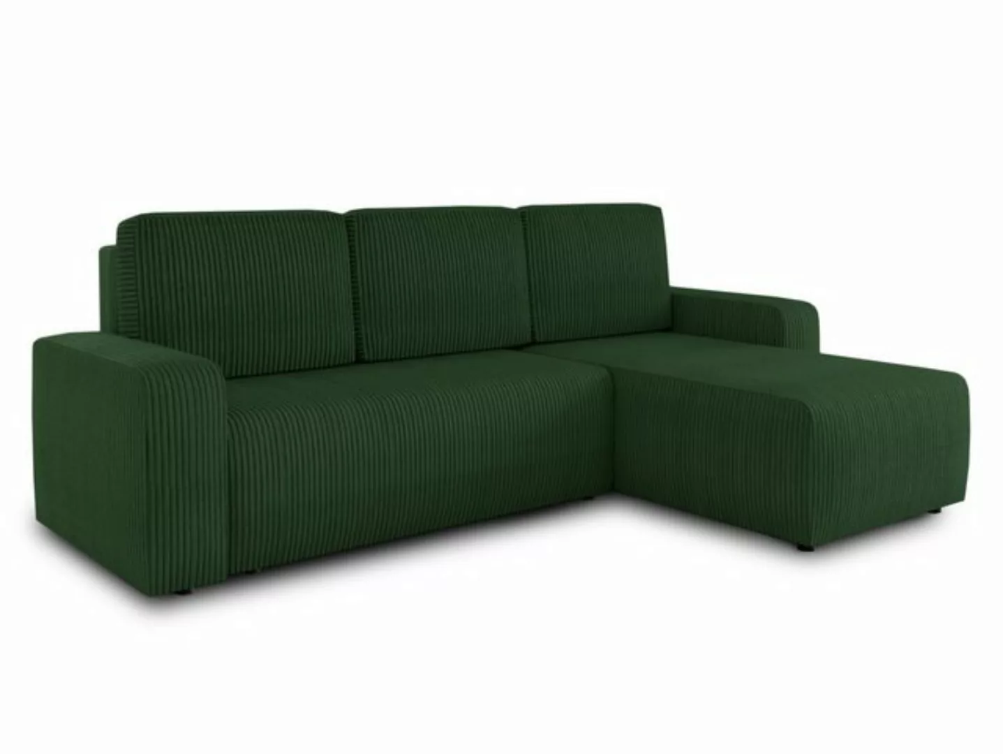 Sofnet Ecksofa Roma L, mit Schlaffunktion und Bettkasten, L-Form Couch, Cor günstig online kaufen