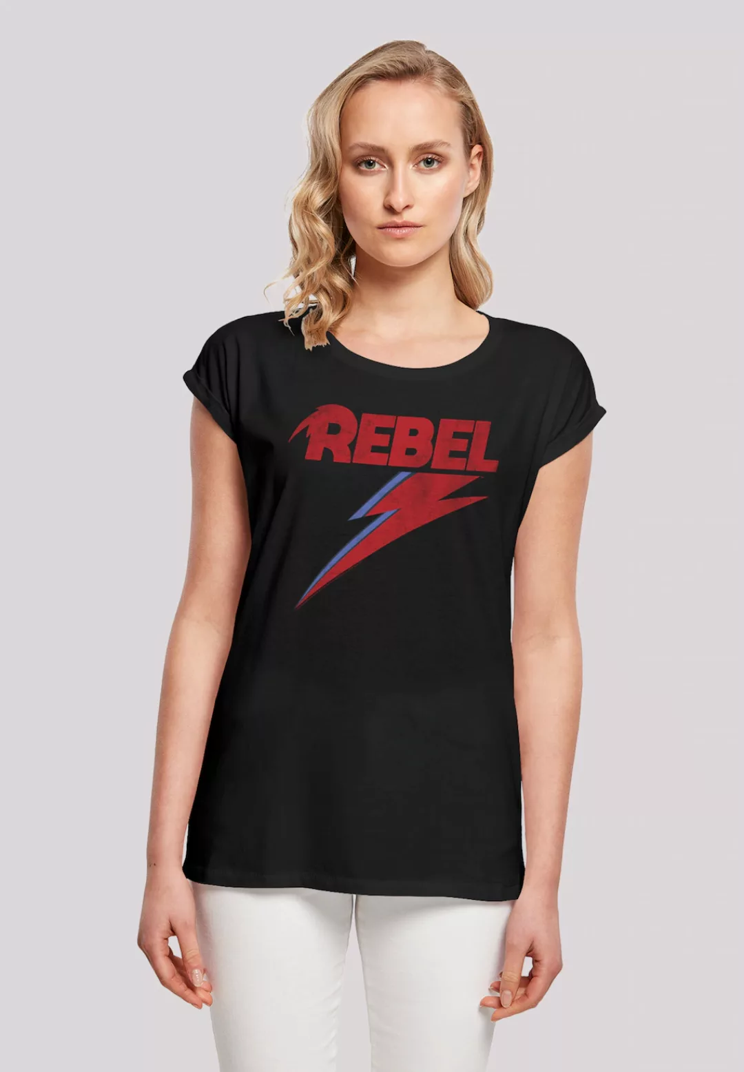 F4NT4STIC T-Shirt "David Bowie Distressed Rebel" günstig online kaufen