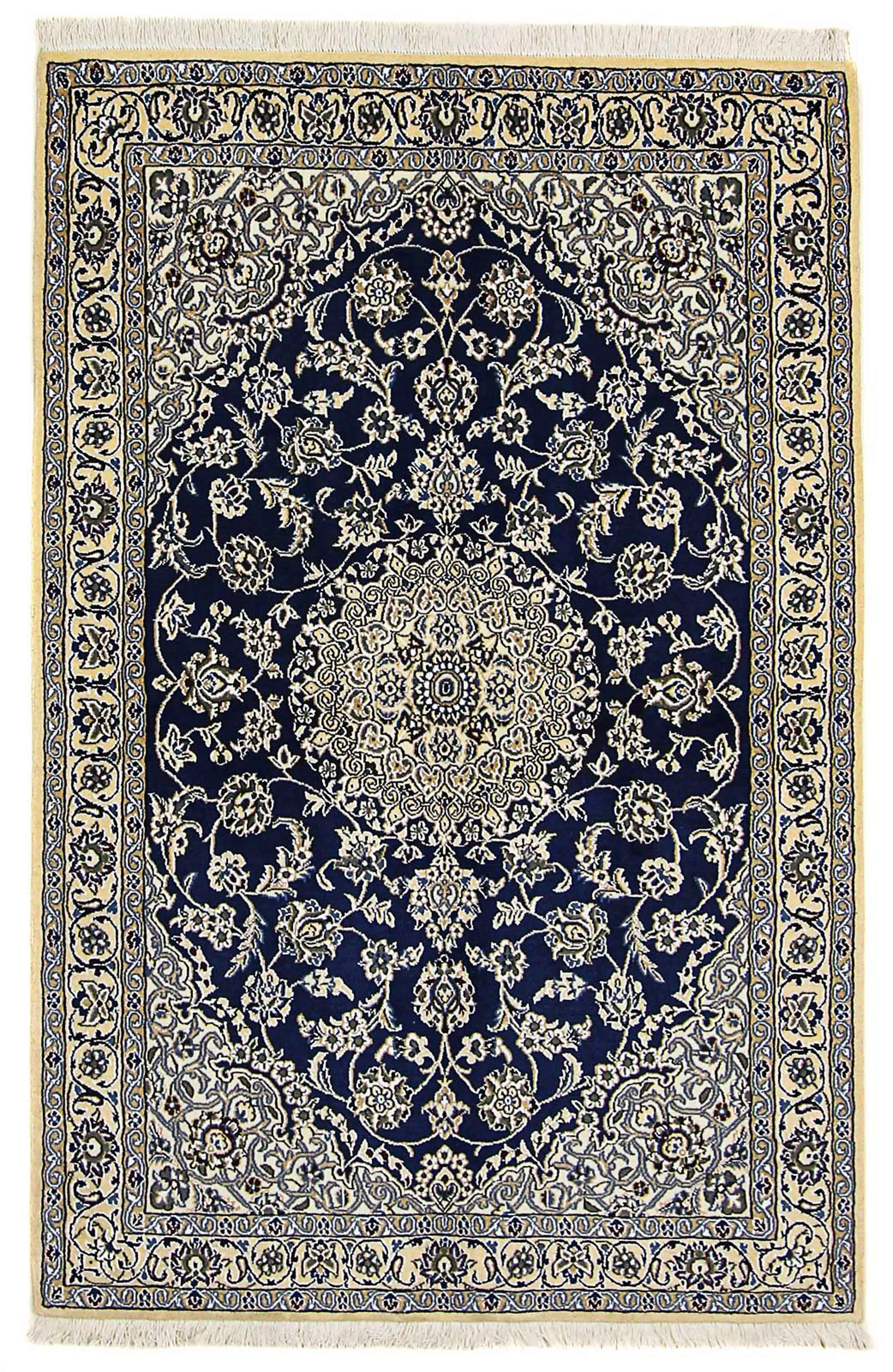 morgenland Orientteppich »Perser - Nain - Royal - 175 x 116 cm - dunkelblau günstig online kaufen