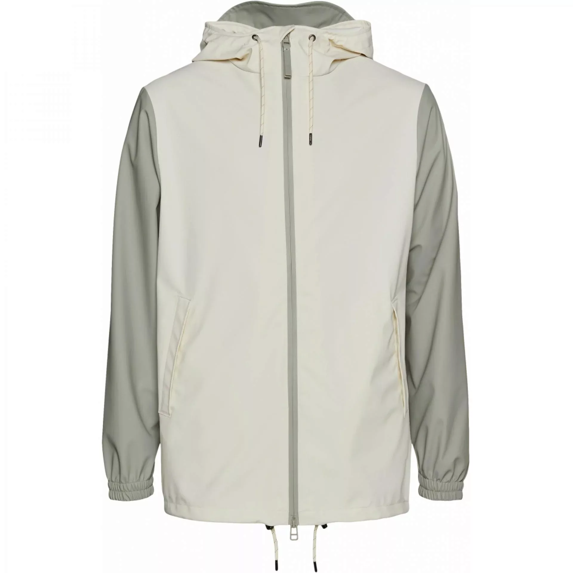 RAINS Fishtail-Parka Cement grau S günstig online kaufen