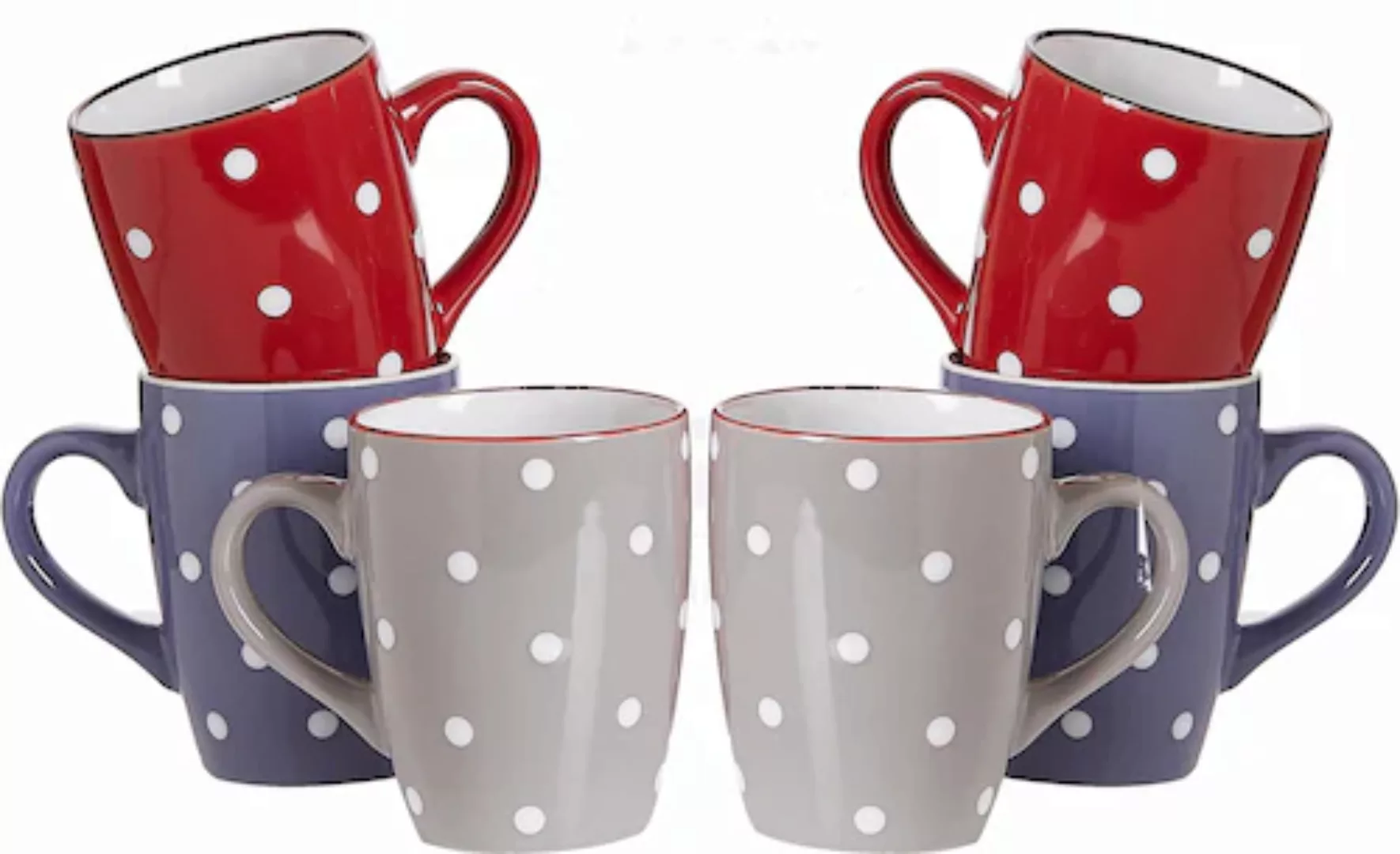 Ritzenhoff & Breker Becher »DOTS«, (Set, 6 tlg.), 6-teilig günstig online kaufen