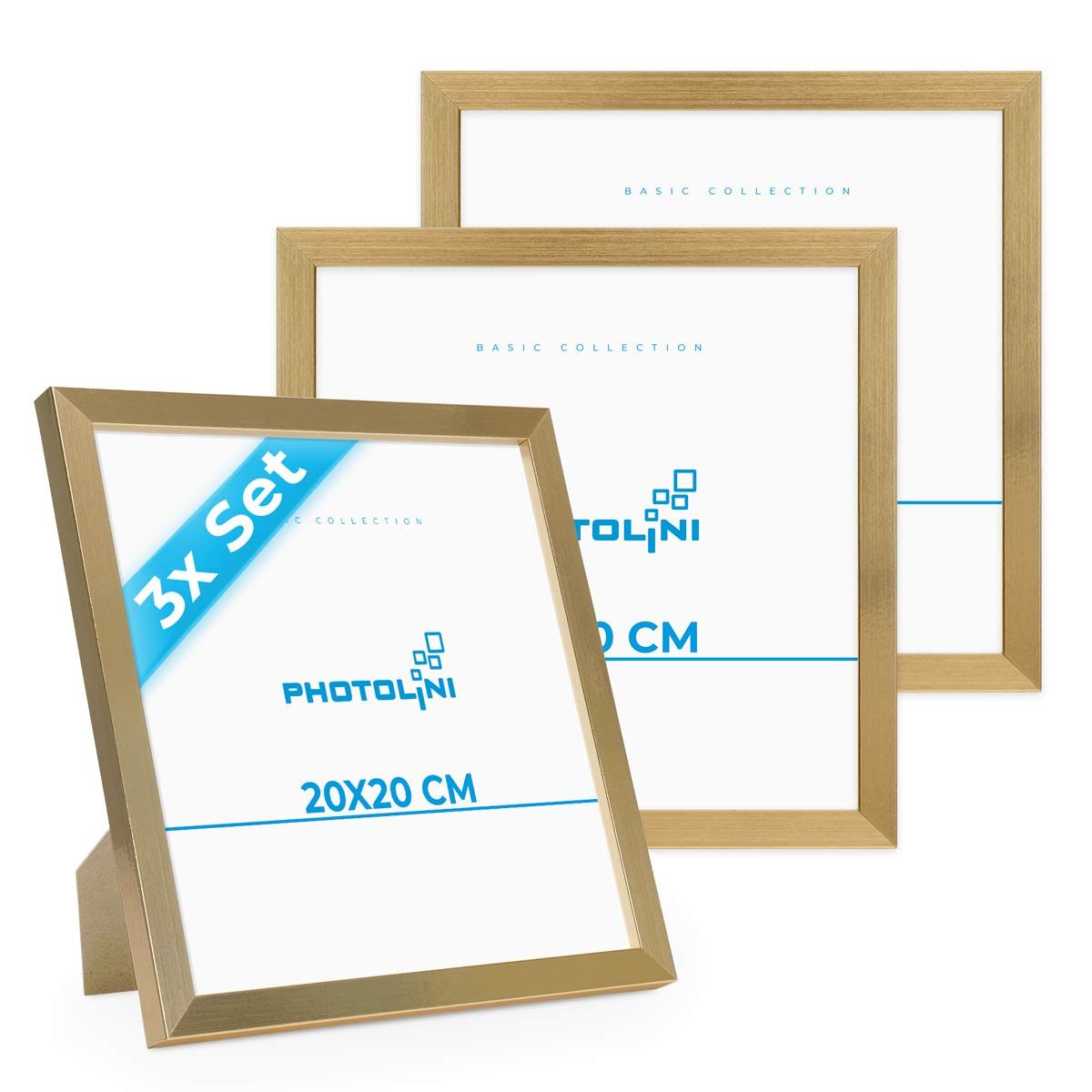 PHOTOLINI Bilderrahmen 3er Set, stabiles MDF-Holz, günstig online kaufen