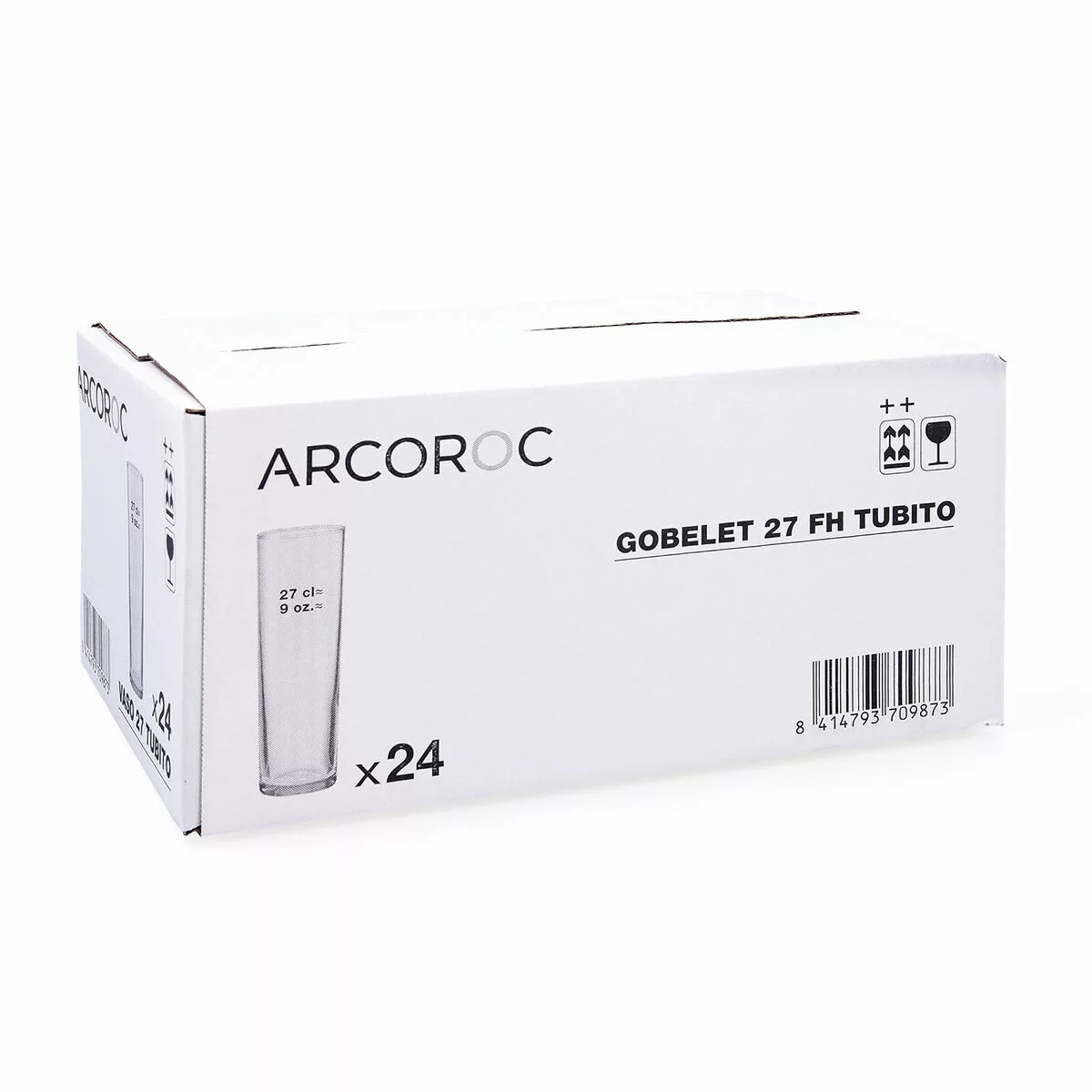 Gläserset Arcoroc   Durchsichtig Röhre 24 Stück Glas 270 Ml günstig online kaufen