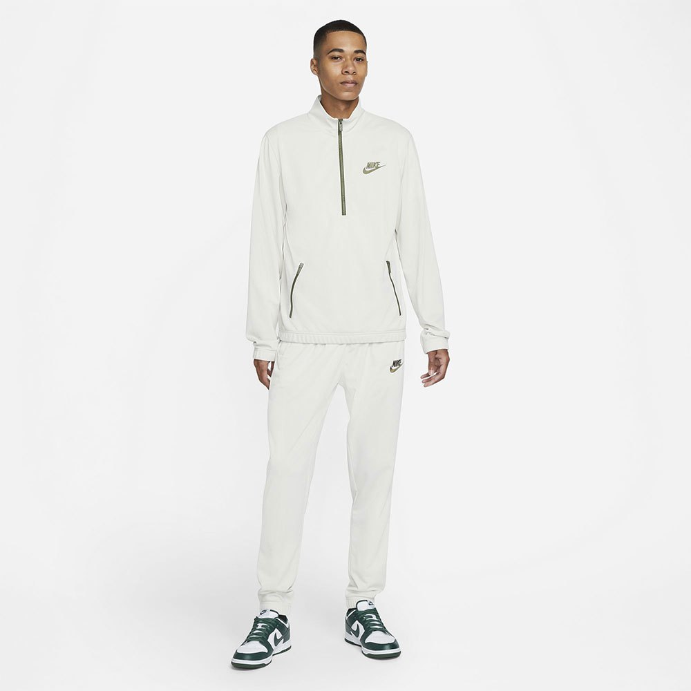 Nike Sportswear Sport Essentials Poly Knit Trainingsanzug M Light Bone / Ro günstig online kaufen