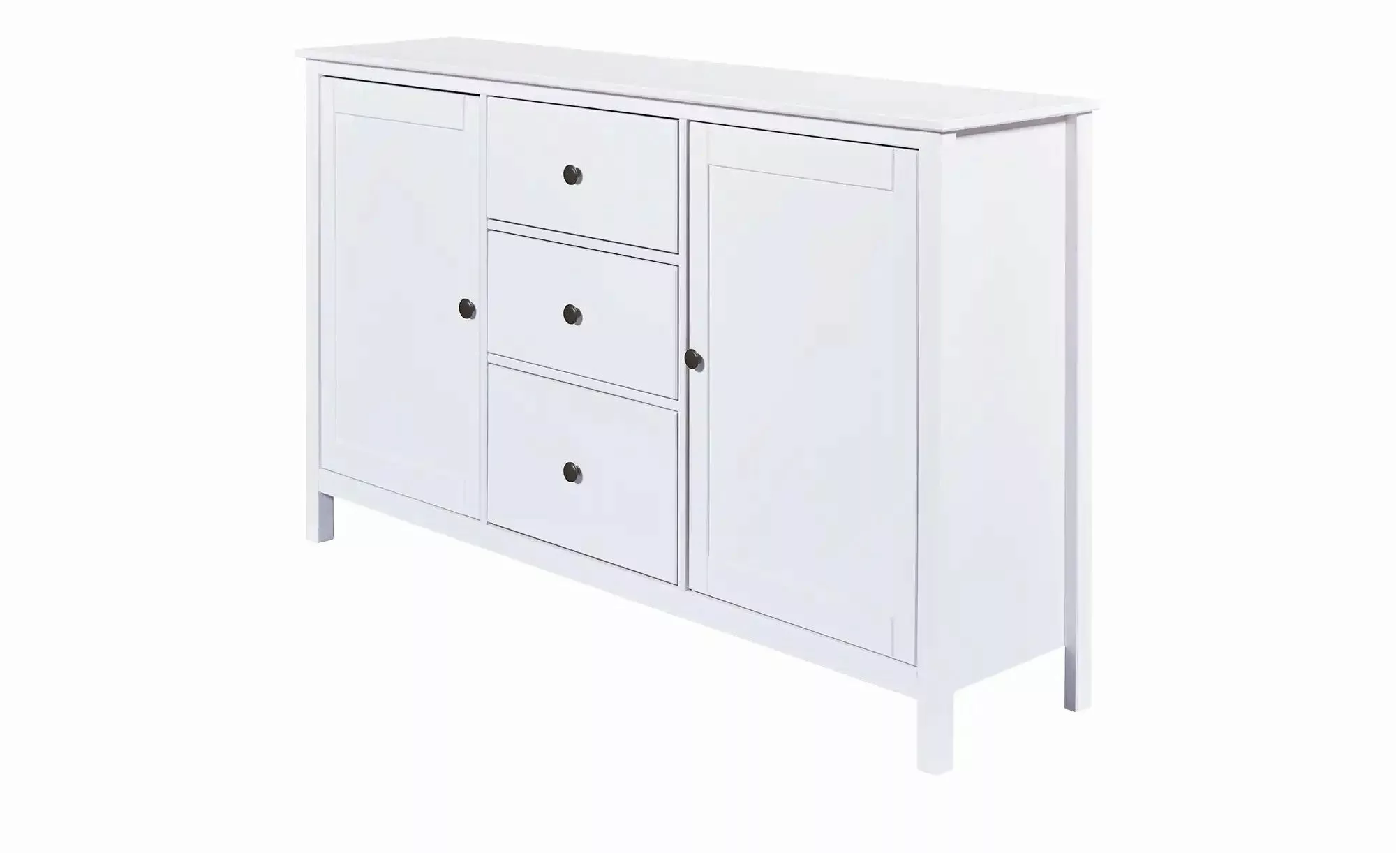 Sideboard aus Massivholz Landliv ¦ weiß ¦ Maße (cm): B: 160 H: 96 T: 45.0 K günstig online kaufen