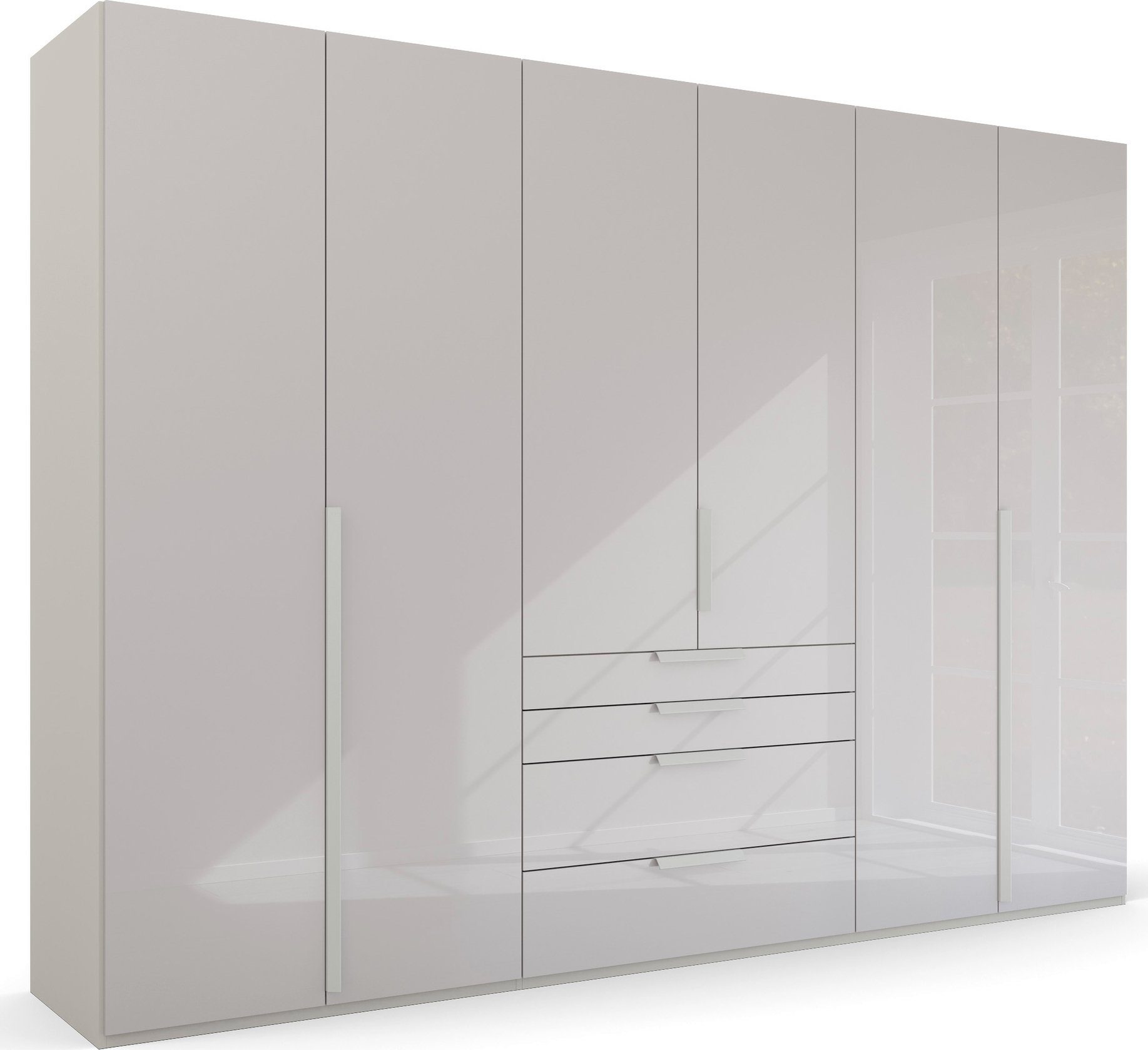 rauch Drehtürenschrank "Purisma", mit Glasfront, Schubladen und umfangreich günstig online kaufen