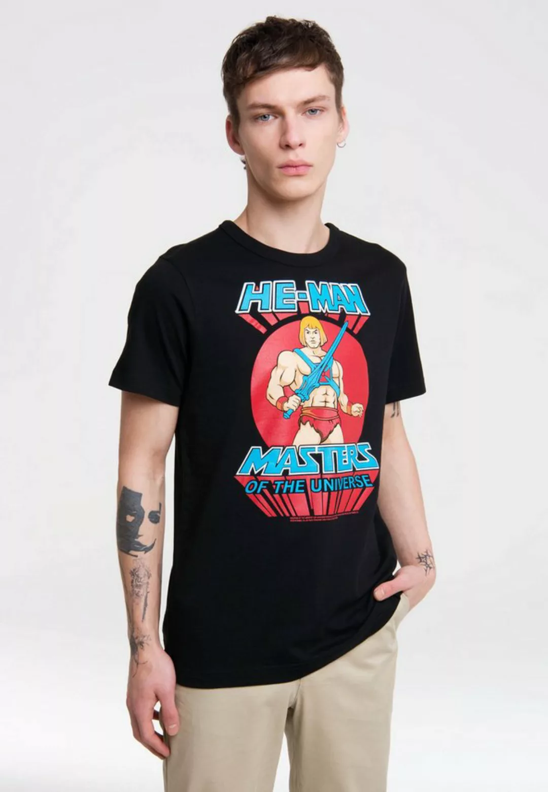 LOGOSHIRT T-Shirt He-Man mit großem Masters of the Universe-Aufdruck günstig online kaufen