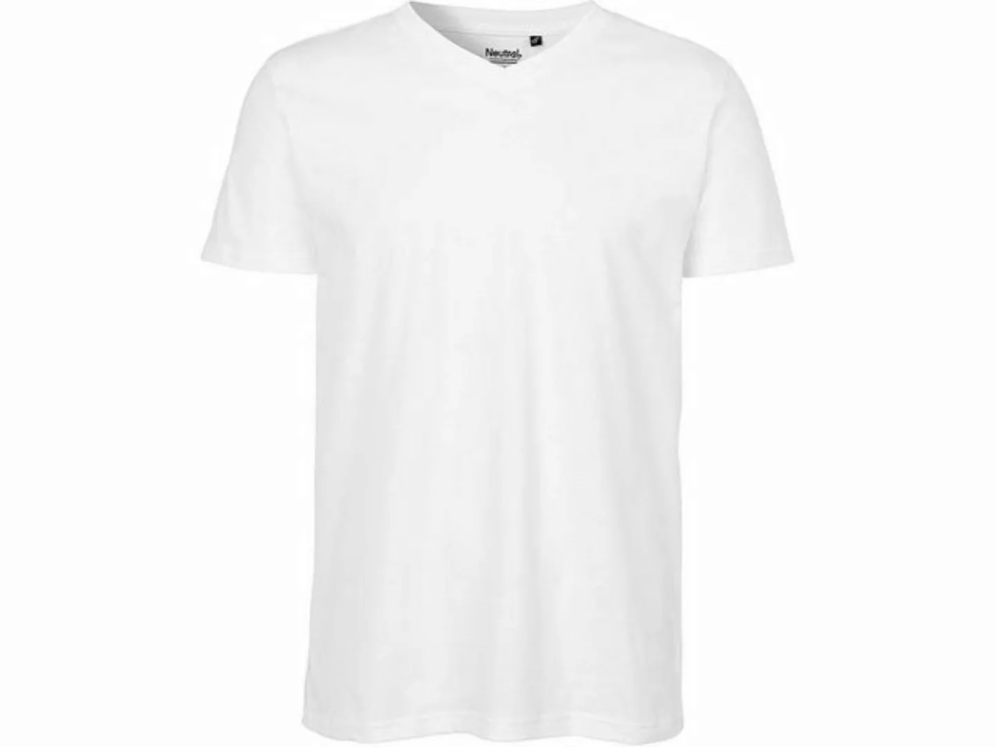 Neutral T-Shirt Neutral Bio-Herren-T-Shirt mit V-Ausschnitt günstig online kaufen