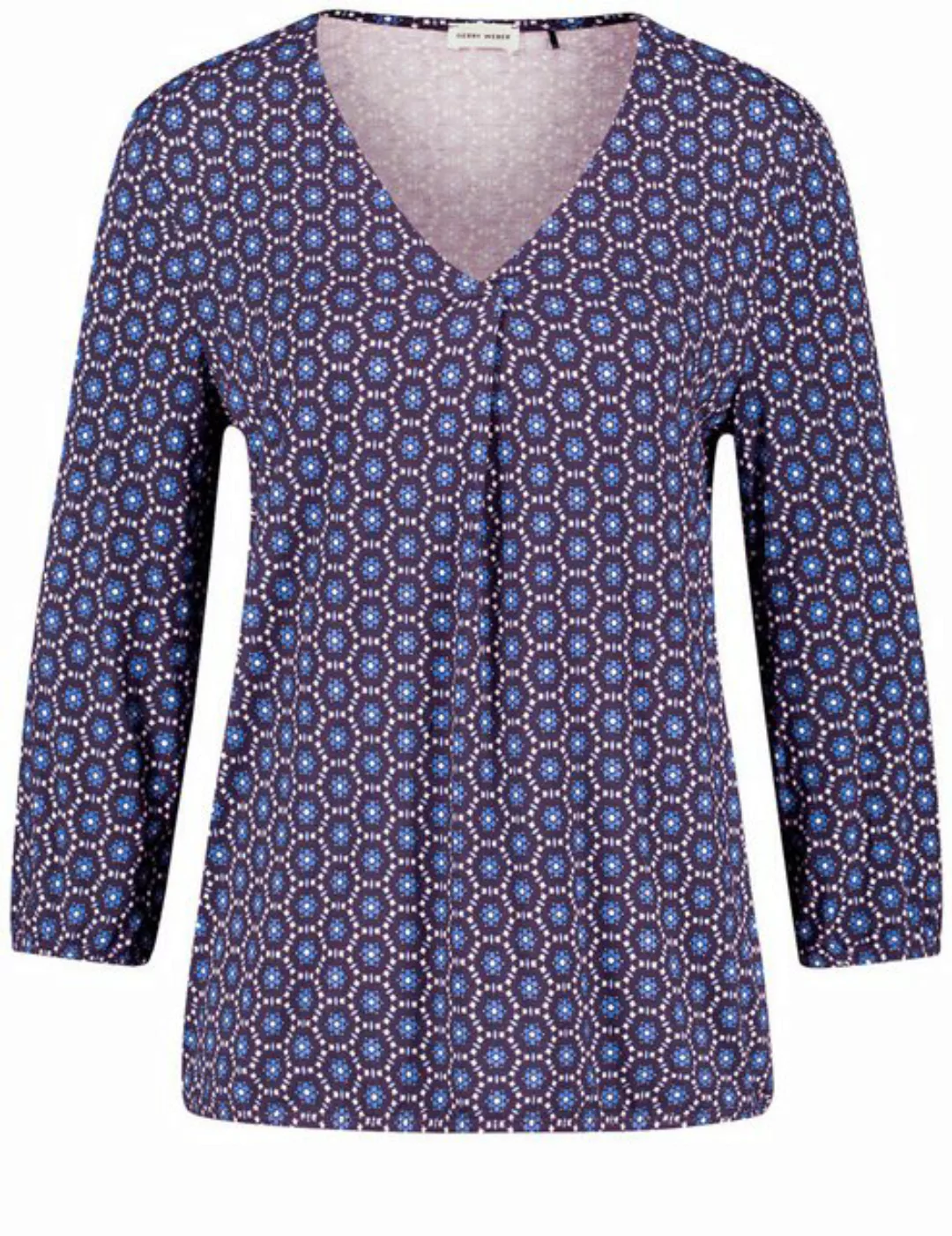 GERRY WEBER 3/4-Arm-Shirt Gemustertes 3/4 Arm Shirt günstig online kaufen