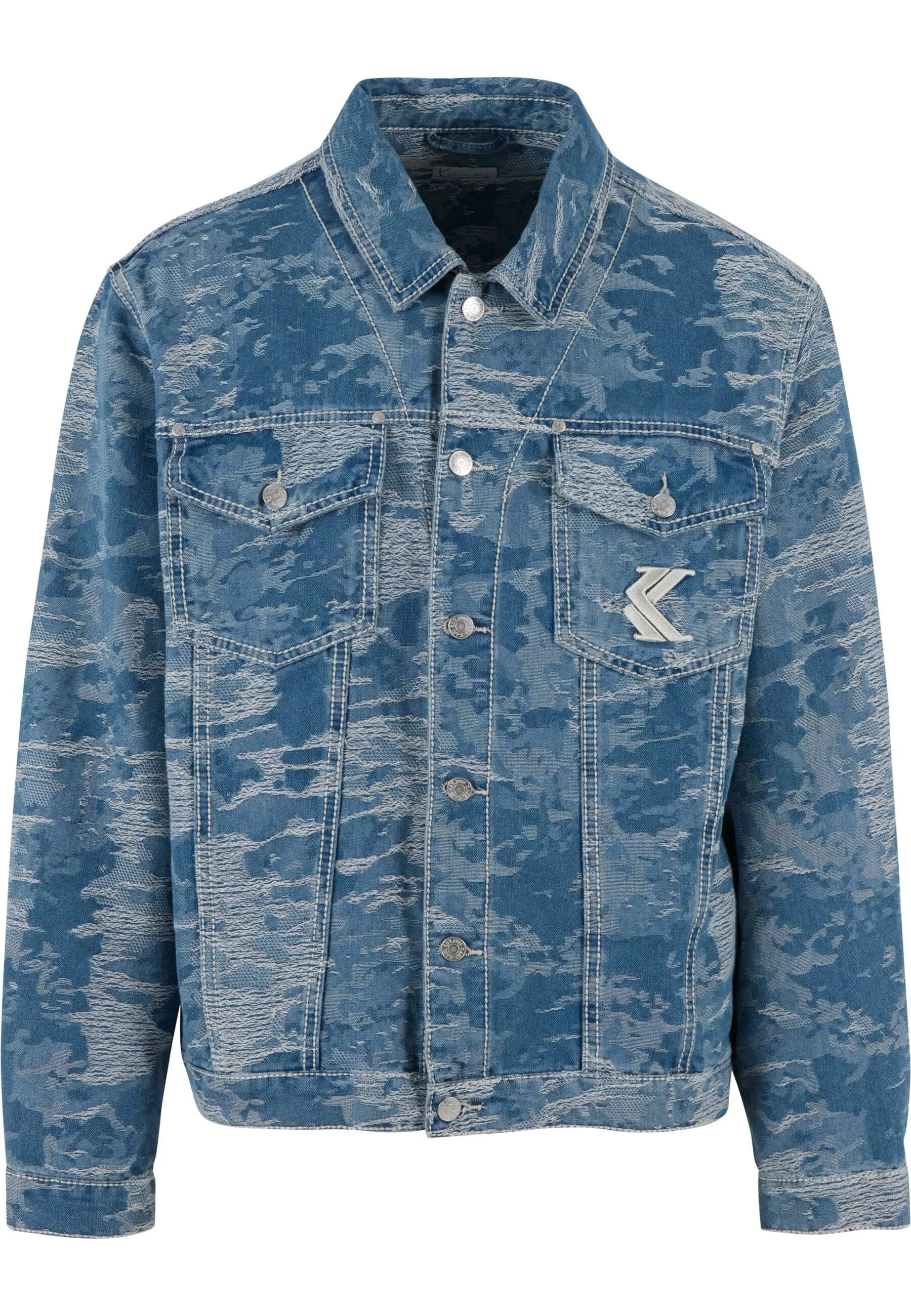 Karl Kani Jeansjacke "Karl Kani OG K Distress Camo OS Denim Jacket", (1 St. günstig online kaufen