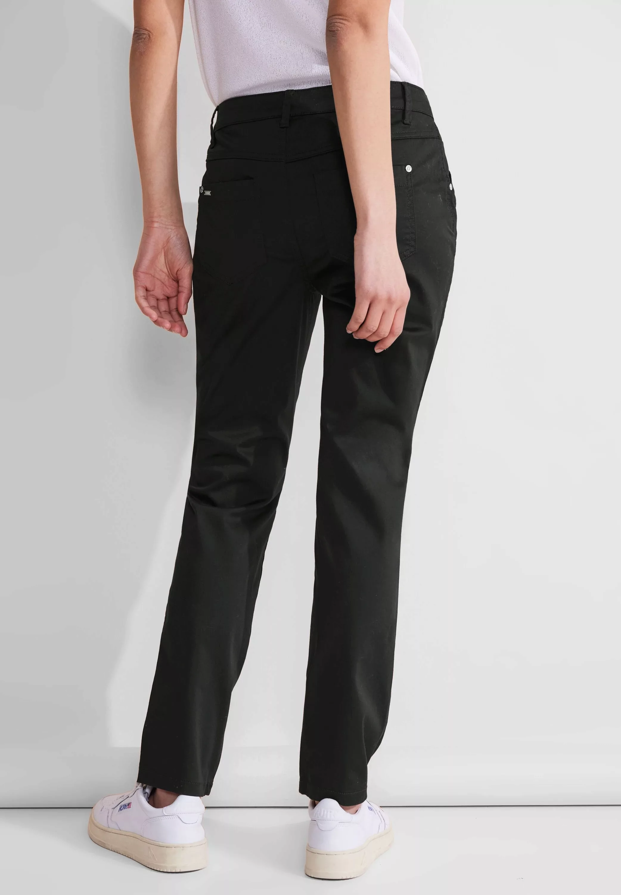 STREET ONE Röhrenhose Middle Waist günstig online kaufen