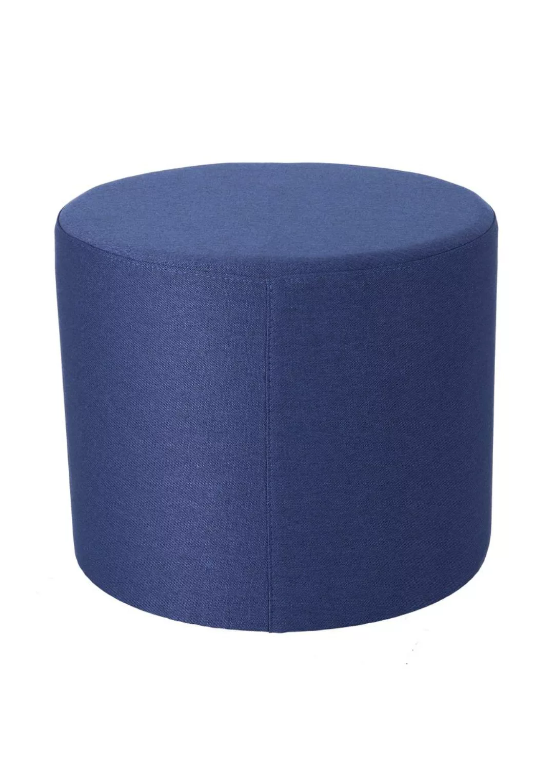 RONDO - Sitzwürfel / Pouf blau H: 42 cm D: 50 cm günstig online kaufen