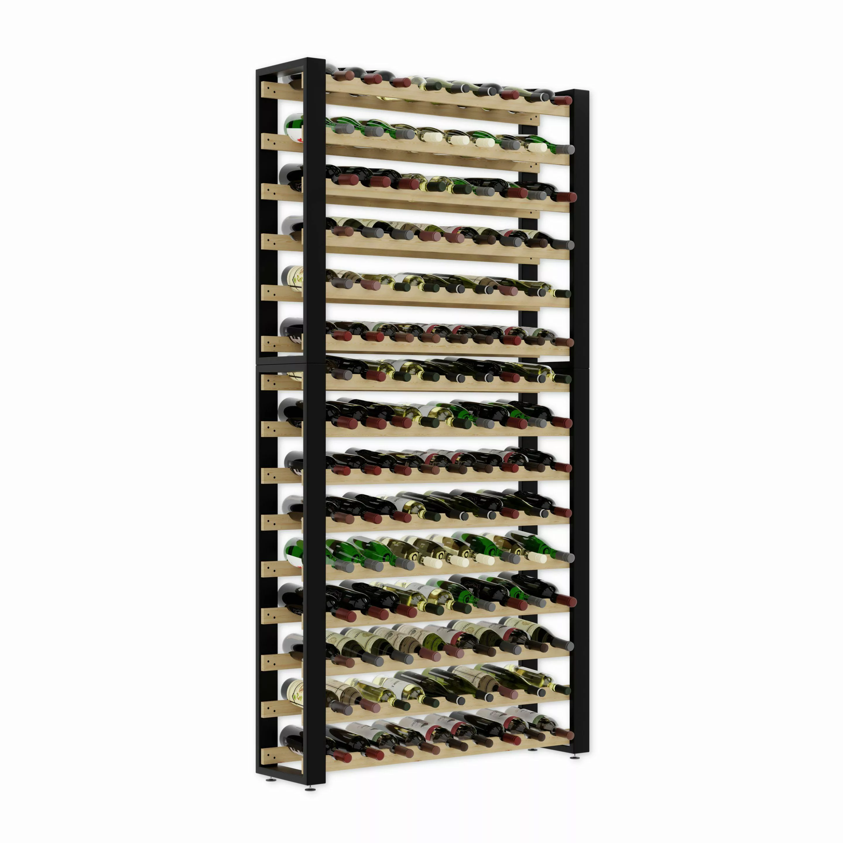 Lenmar Weinregal LOFT Weinregal aus Holz,Flaschenregal,Kellerregal,Regale,W günstig online kaufen