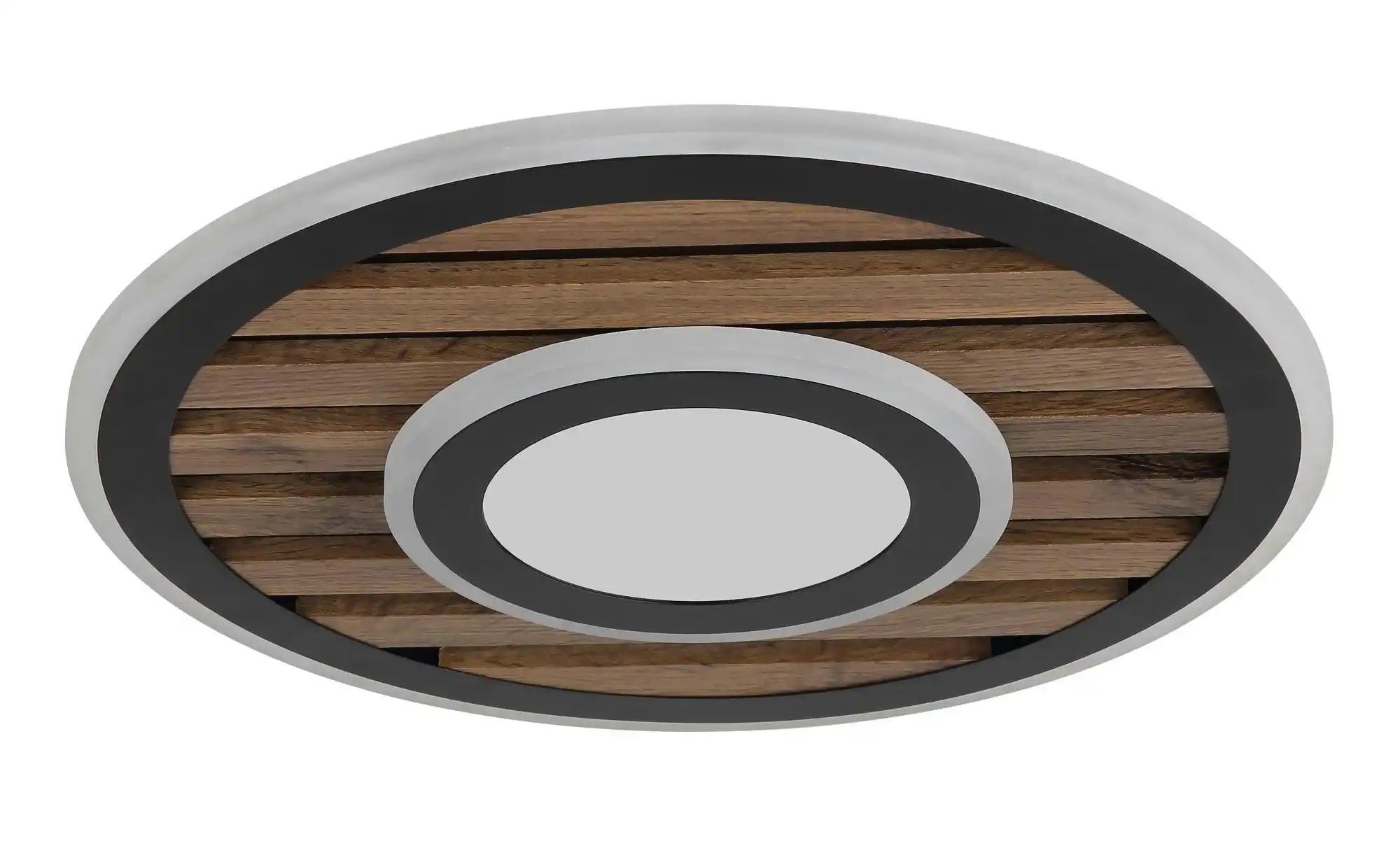 Globo Lighting Deckenleuchte   ¦ schwarz ¦ Maße (cm): B: 40 H: 6  Ø: 40 Lam günstig online kaufen