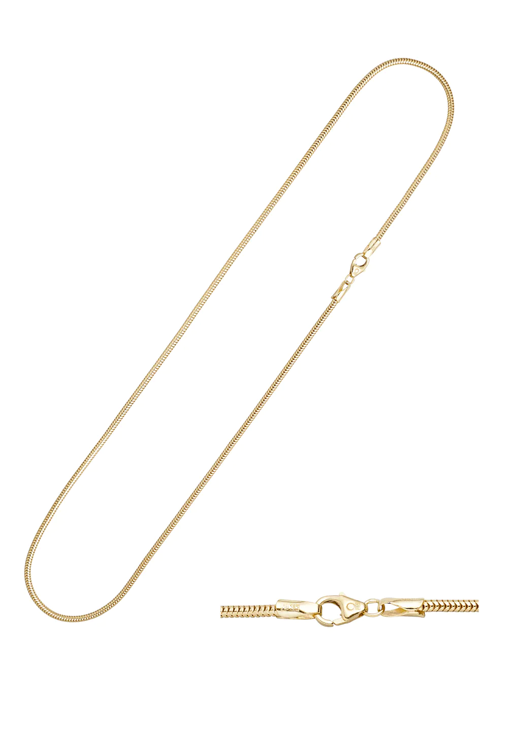 JOBO Goldkette, Schlangenkette 585 Gold 45 cm 1,9 mm günstig online kaufen