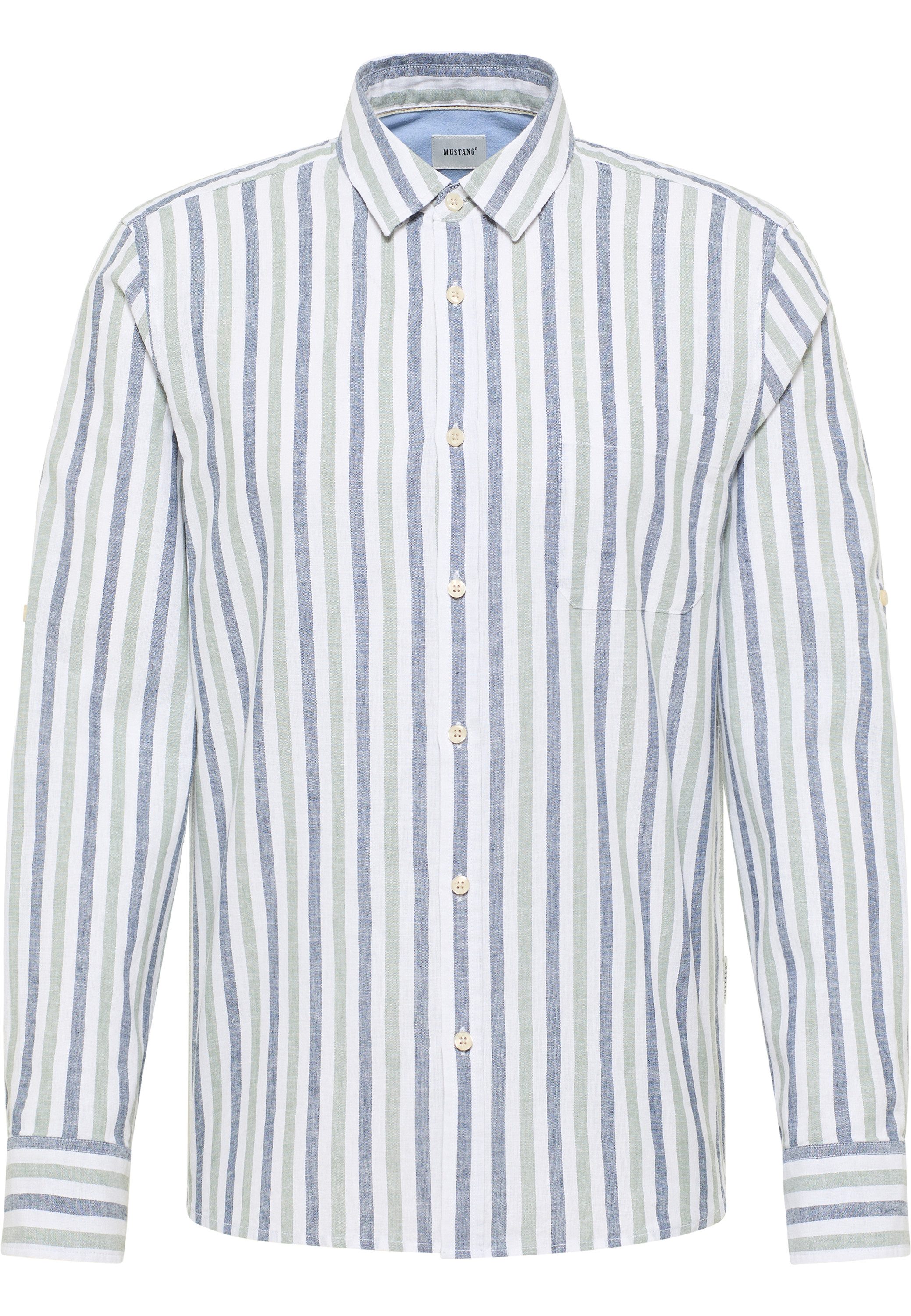 MUSTANG Langarmhemd Herren Style Rawlins günstig online kaufen