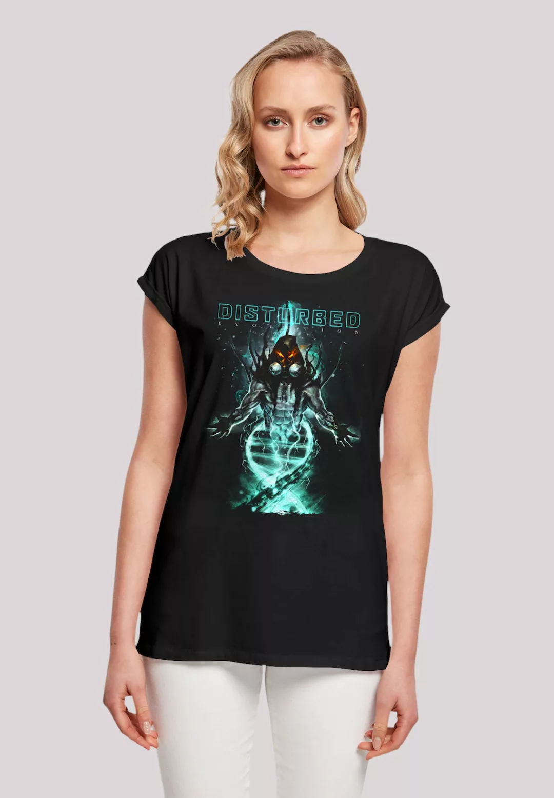 F4NT4STIC T-Shirt "Disturbed Heavy Metal Evolving Creature", Premium Qualit günstig online kaufen