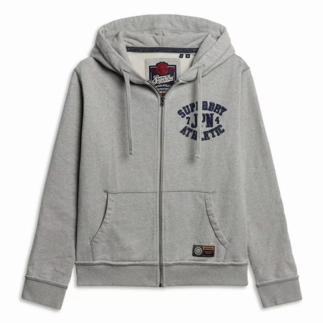 Superdry Sweatshirt Herren Sweatjacke - Vintage Athletic Zip Hoodie günstig online kaufen