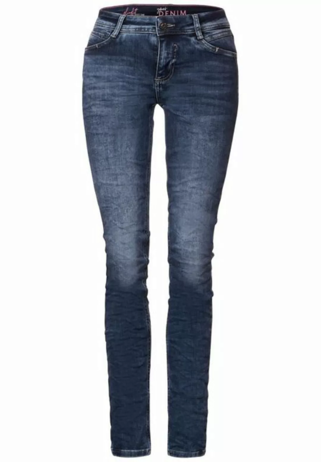 STREET ONE Slim-fit-Jeans, Middle Waist günstig online kaufen