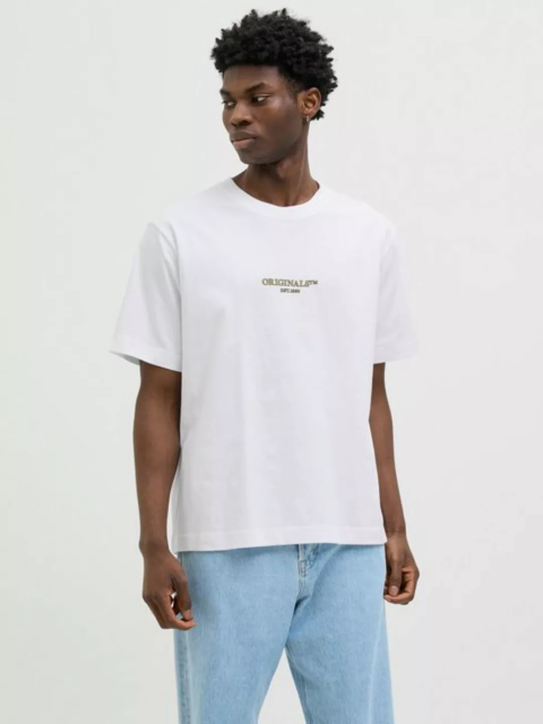 Jack & Jones T-Shirt JORISLINGTON MINIMAL BRANDING TEE SS SN günstig online kaufen