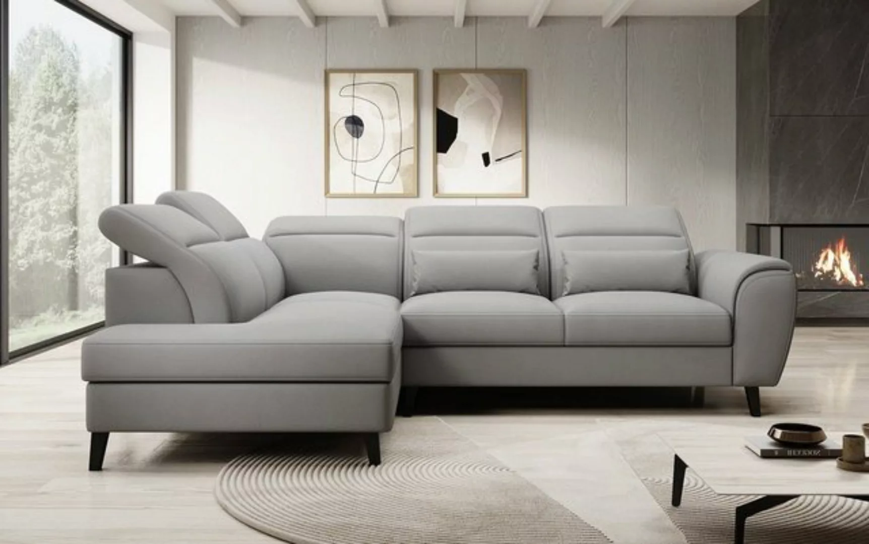 Luxusbetten24 Sofa Designer Sofa Nobile, mit verstellbarer Rückenlehne günstig online kaufen