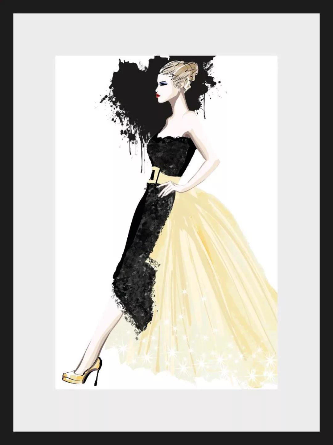 Leonique Bild "Skizze Dress" günstig online kaufen
