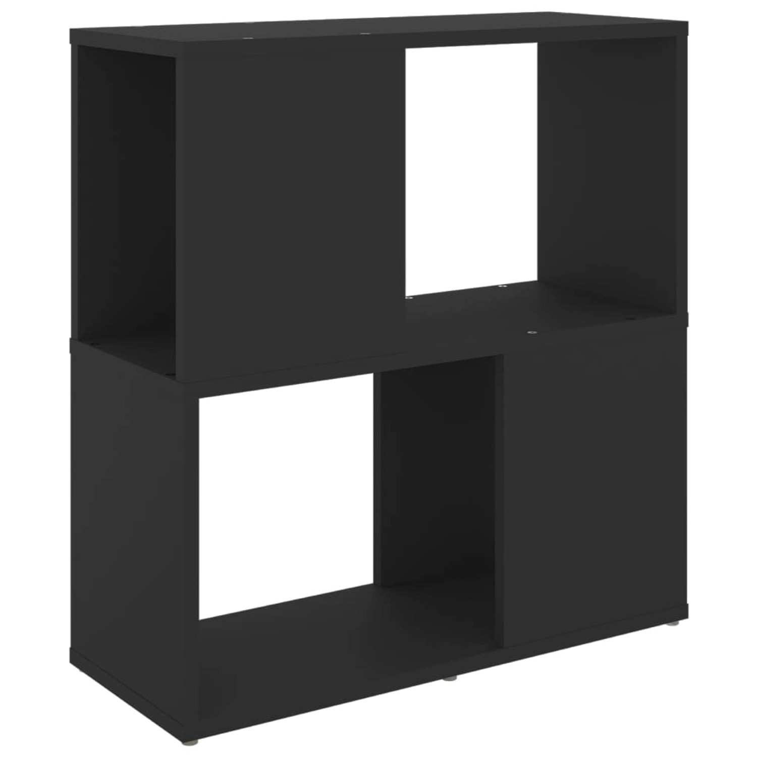 vidaXL Bücherregal Schwarz 60x24x63 cm Holzwerkstoff günstig online kaufen