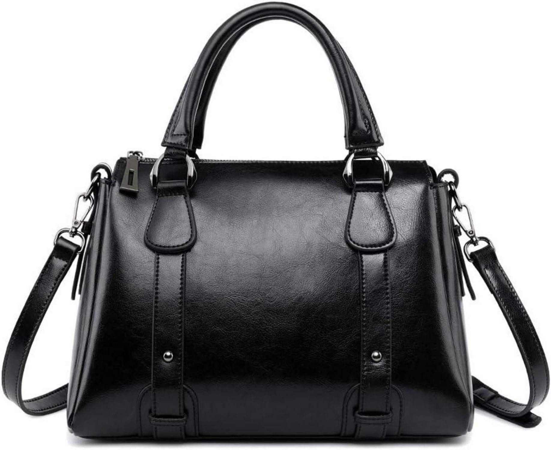 LuxusKollektion Handtasche Damen Leder Handtasche Henkeltasche günstig online kaufen