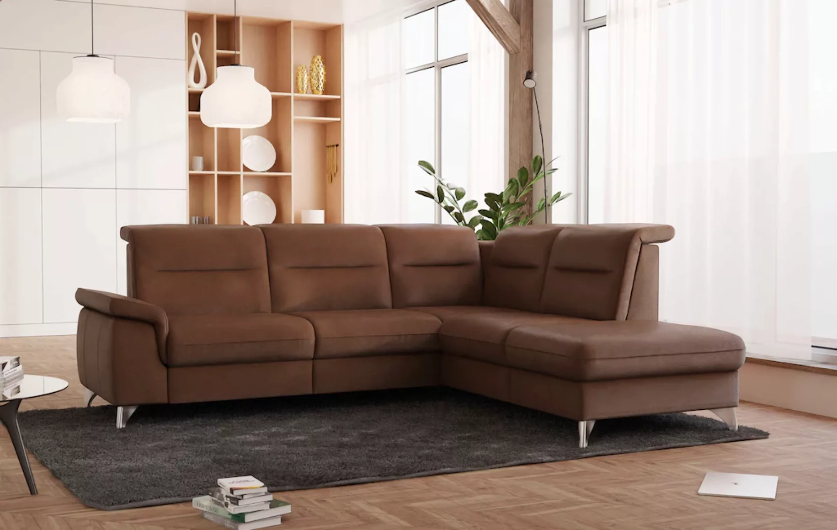 sit&more Ecksofa Astoria L-Form, wahlweise mit motorischer Relaxfunktion günstig online kaufen