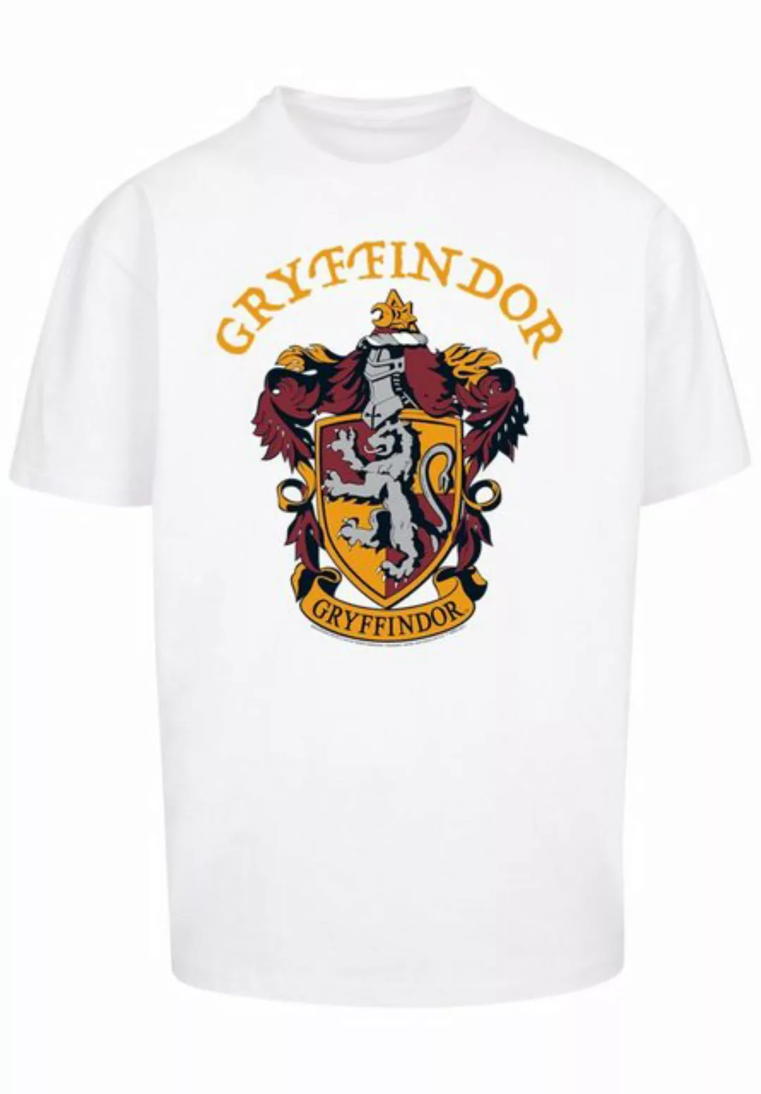 F4NT4STIC Kurzarmshirt Herren Harry Potter Gryffindor Crest with Heavy Over günstig online kaufen