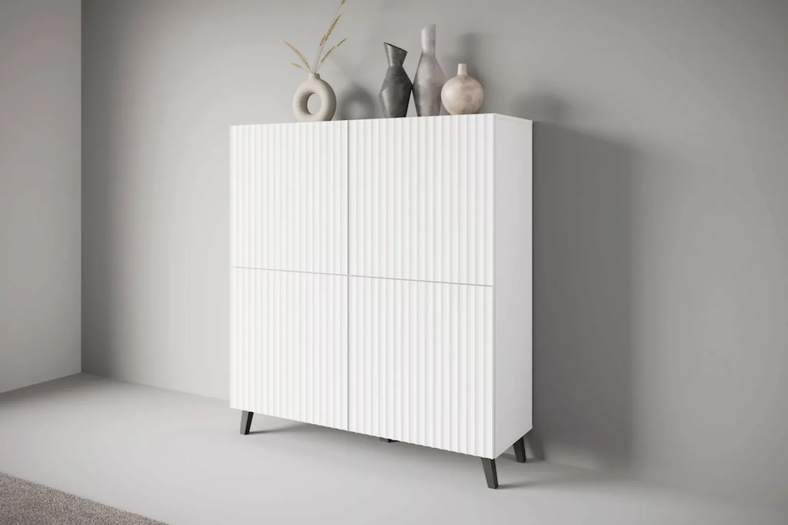 INOSIGN Highboard "PHUKET", (1 St.), moderne, grifflose Kommode mit 4 Türen günstig online kaufen