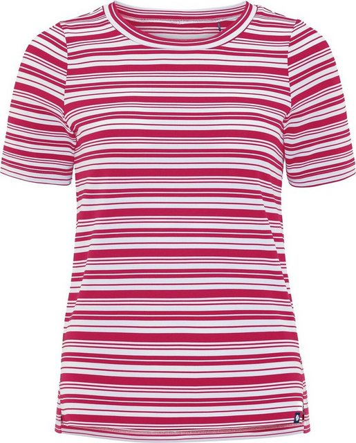 SCHNEIDER Sportswear Kurzarmshirt MAURAW-SHIRT RUBYPINK/WEIß günstig online kaufen