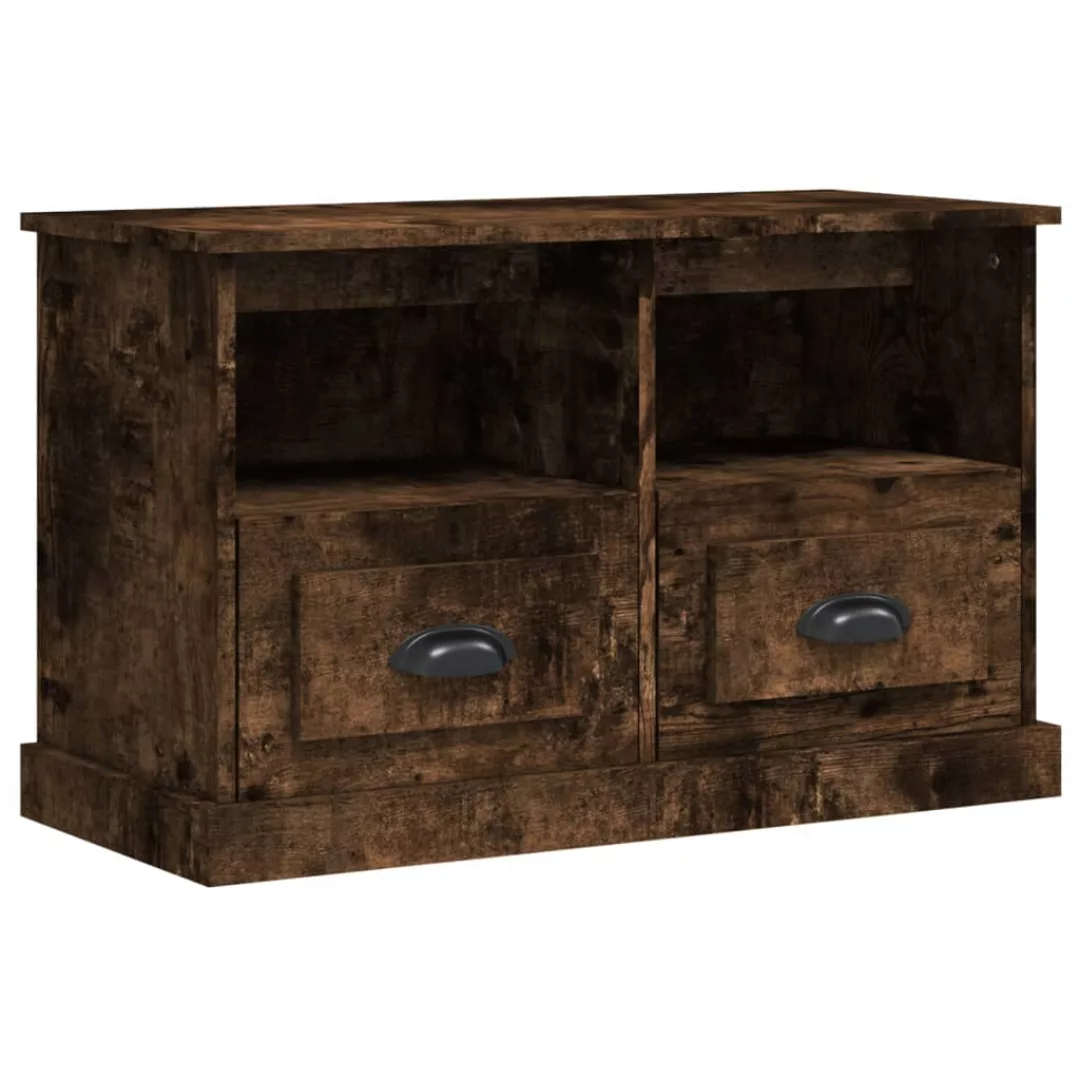 Vidaxl Tv-schrank Räuchereiche 80x35x50 Cm Holzwerkstoff günstig online kaufen