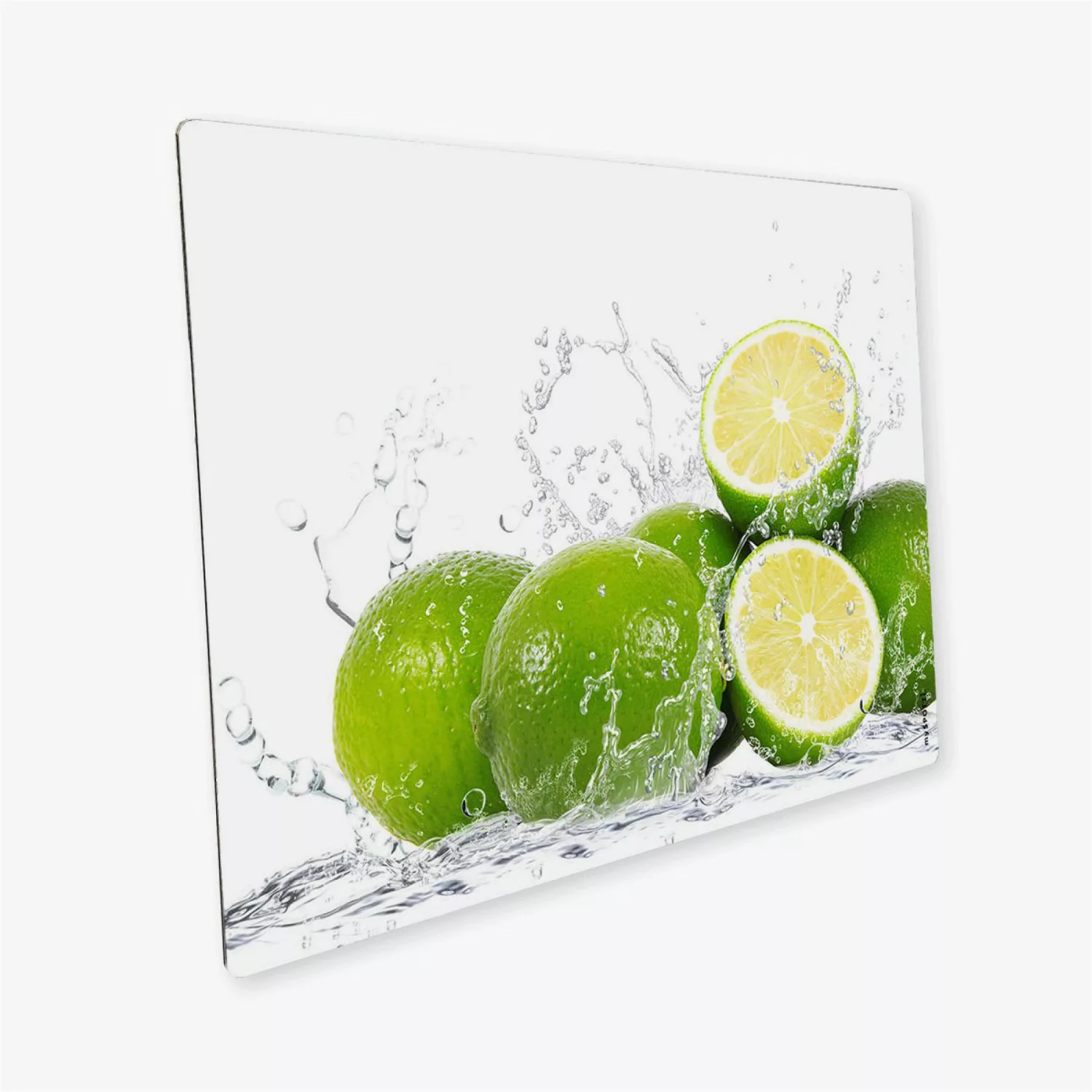 Myspotti Mini-Spritzschutzplatte Aqua Limette 59 cm x 41 cm günstig online kaufen