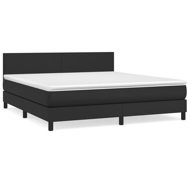 vidaXL Boxspringbett Bett Boxspringbett mit Matratze Kunstleder (160 x 200 günstig online kaufen