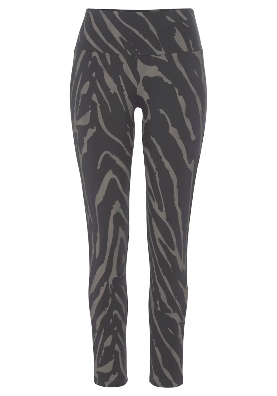 LASCANA Leggings, mit Zebramuster und breitem Bund, Loungewear günstig online kaufen