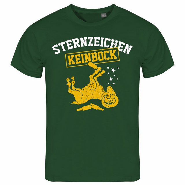 deinshirt Print-Shirt Herren T-Shirt Sternzeichen KEIN BOCK Funshirt mit Mo günstig online kaufen